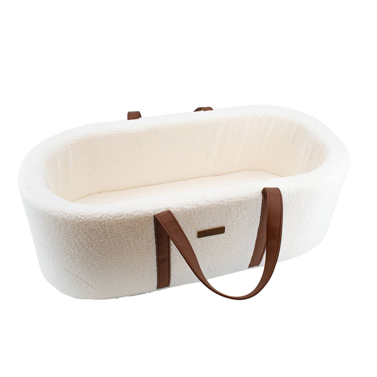 Couffin Sherpa Ultra-doux Pour Bébé Beige