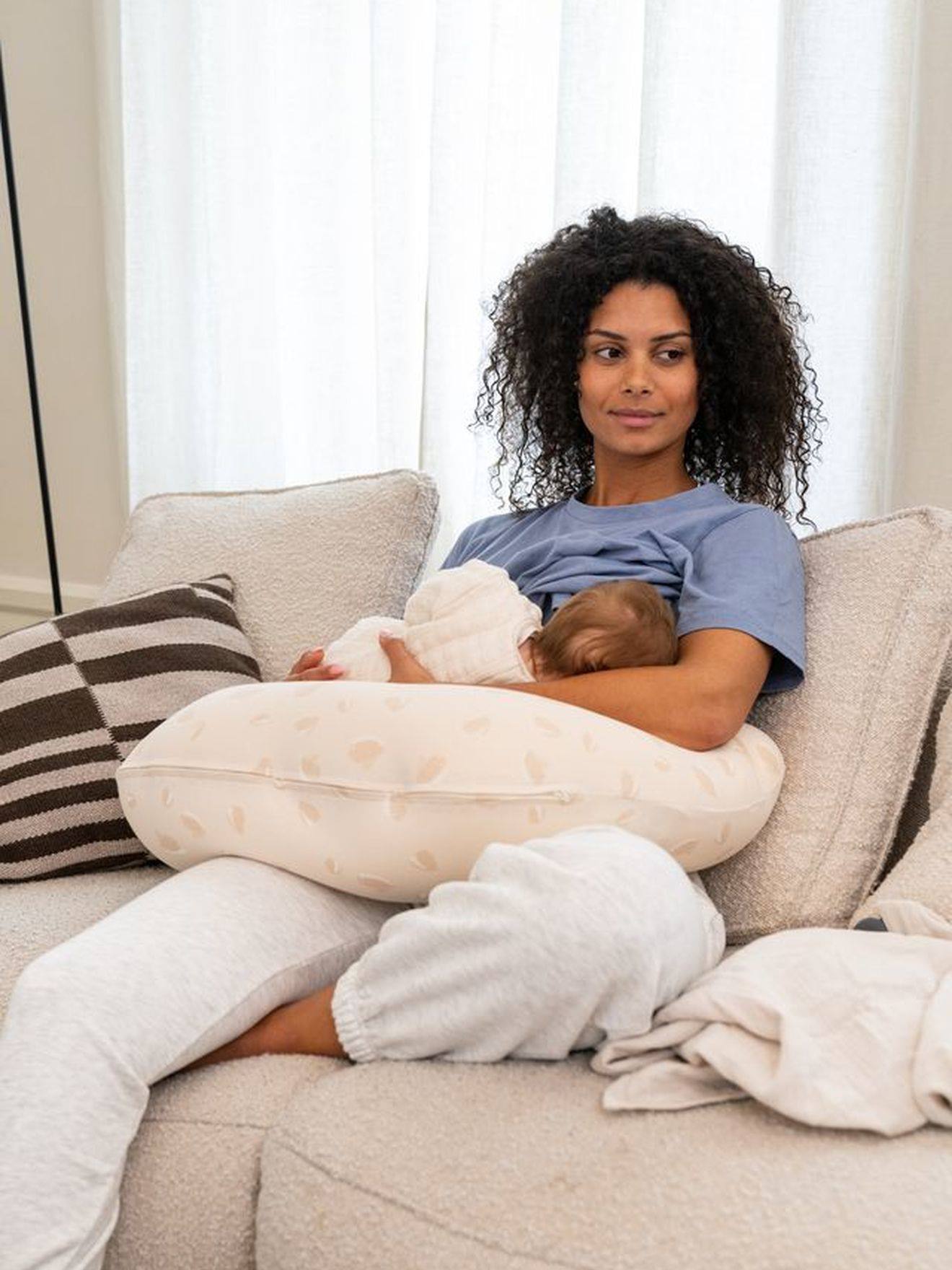 Coussin 2 en 1 B.LOVE beige