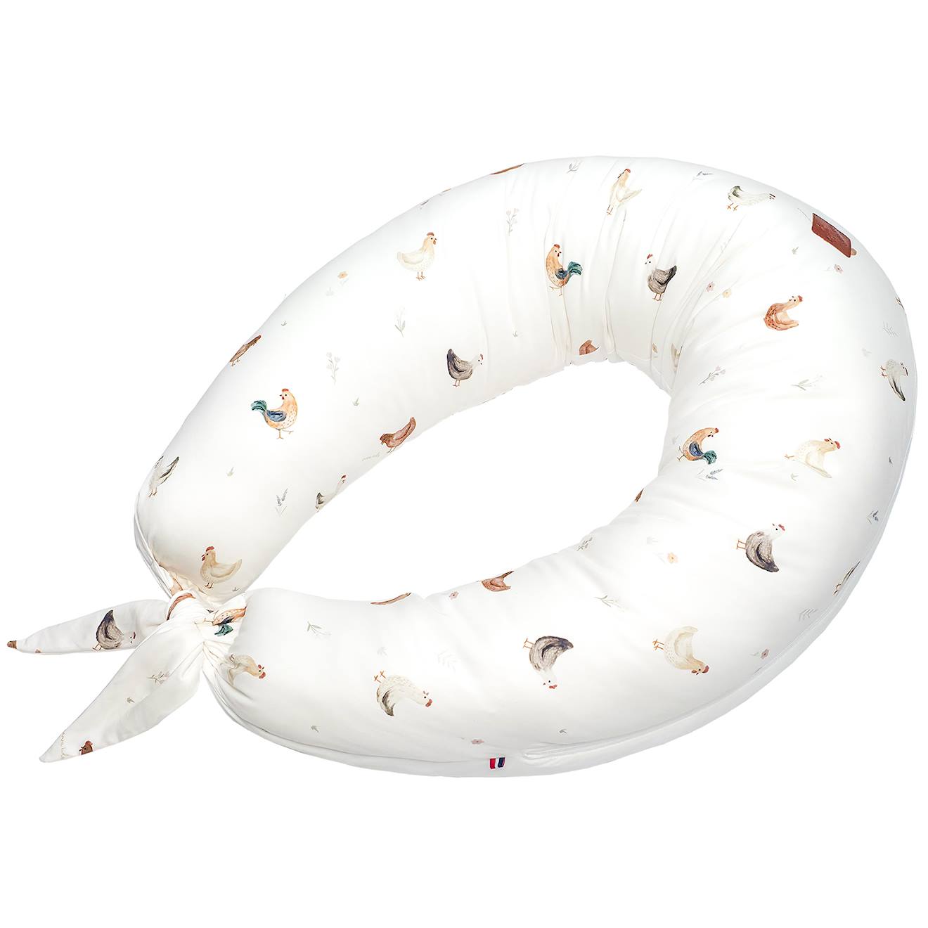 Coussin De Maternité Et D'allaitement + Housse Gallina Écru