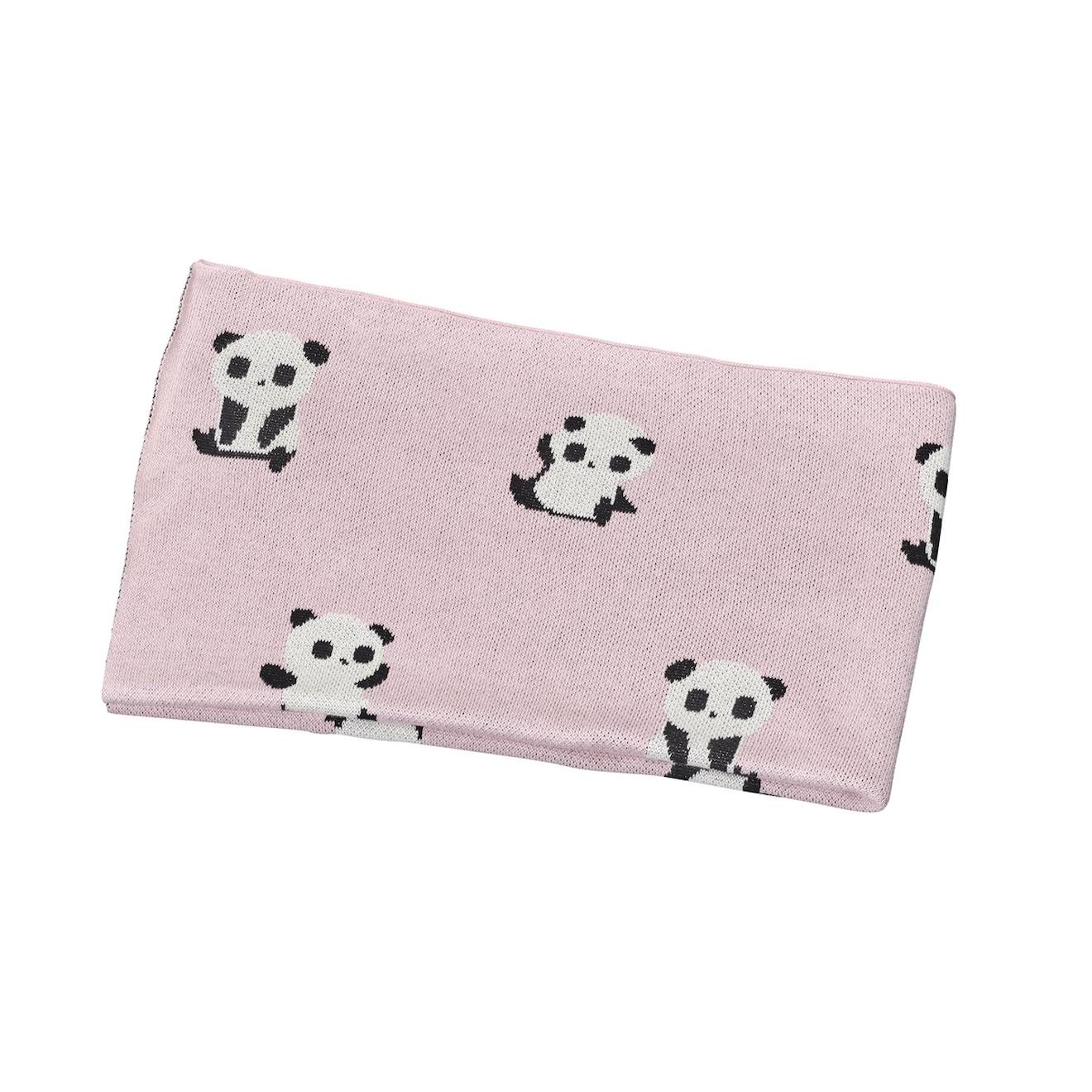Couverture Maille En Coton - Chao Chao Rose