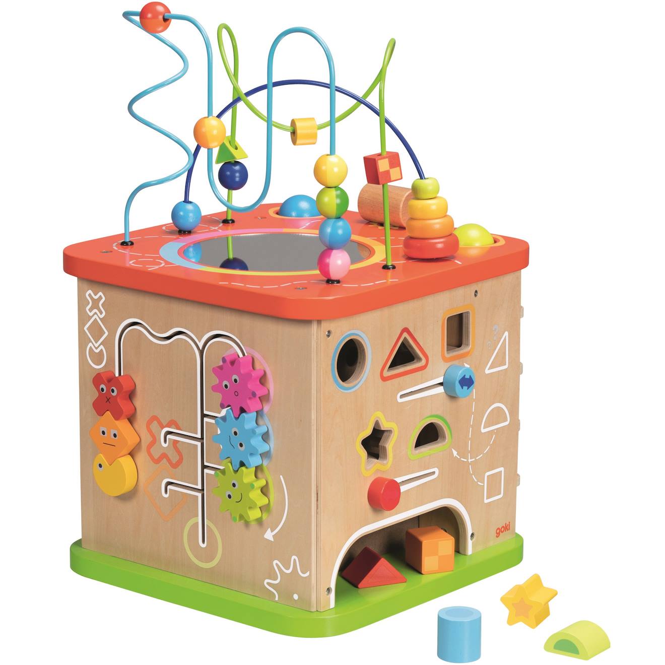 Cube D'activités Et De Motricité Xxl Beige
