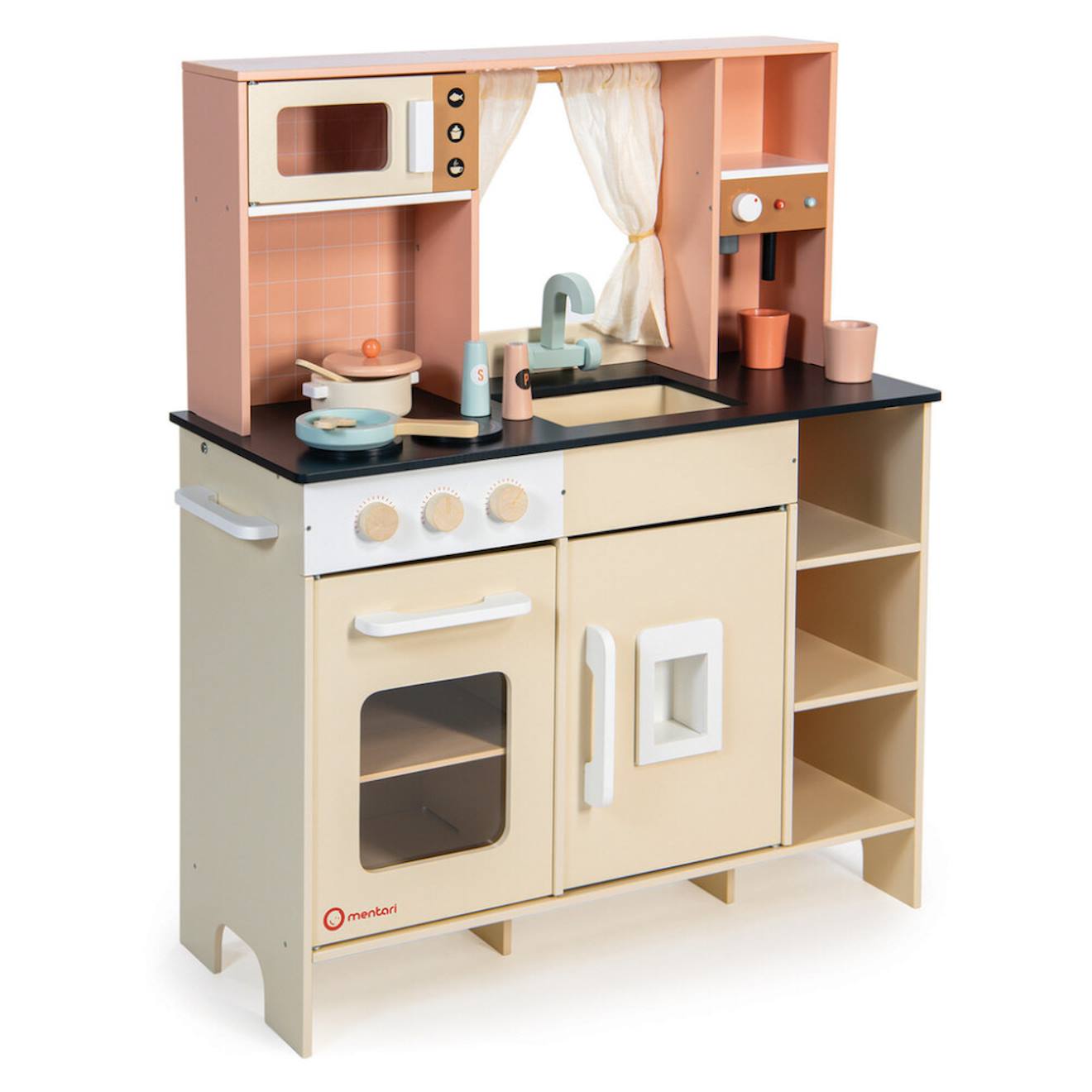 Cuisine En Bois Complète – Jeu D’imitation Pour Enfants Multicolor