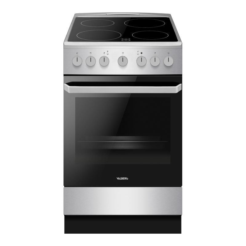 Cuisinière Vitroceramique Valberg Vc 5060 4mc S 373p