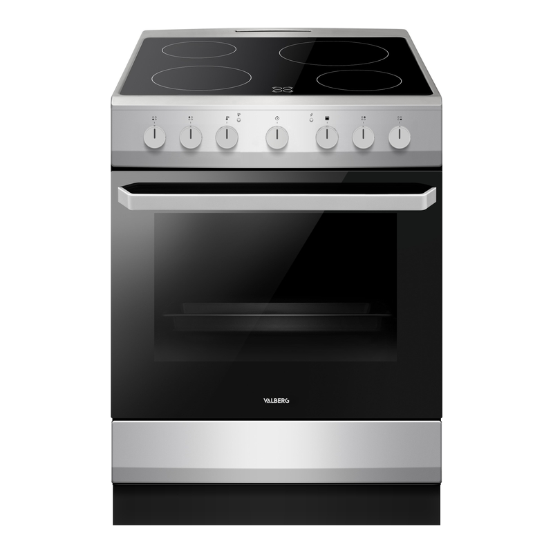 Cuisinière Vitroceramique Valberg Vc 60 4mc S 373p3