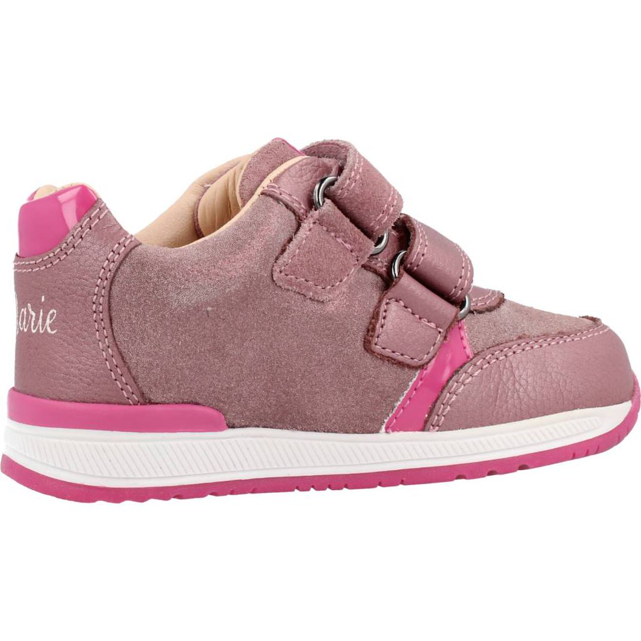 Derbies Bébé Fille En Cuir Rose C8j8n