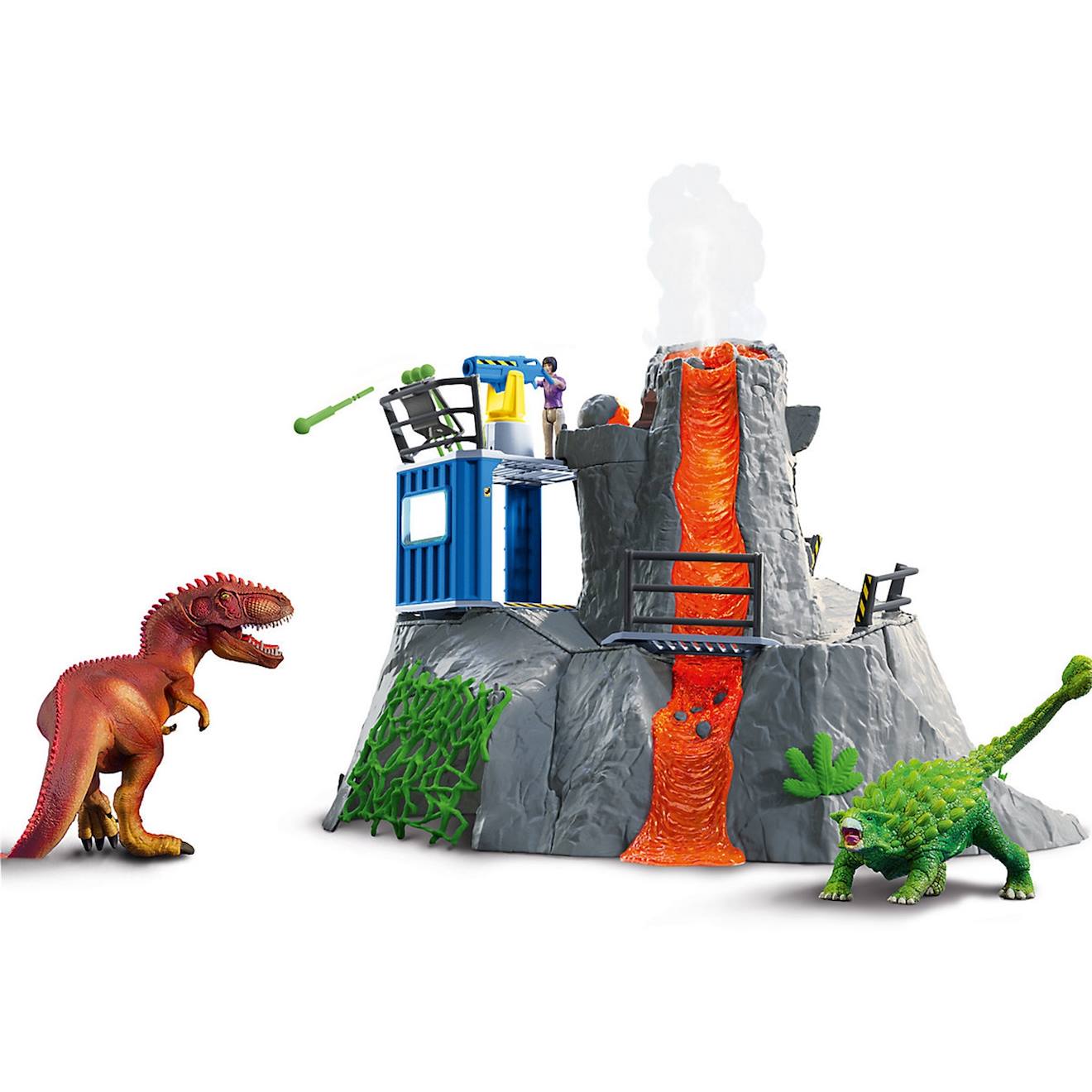 Dinosaurs Expédition Au Grand Volcan Multicolore