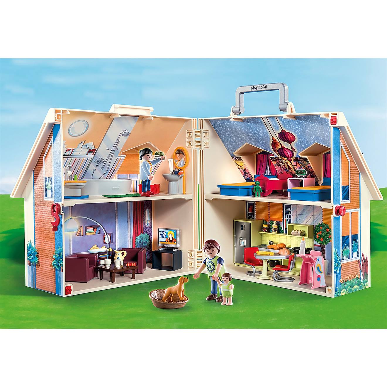 Dollhouse Maison Transportable 70985 Multicolore