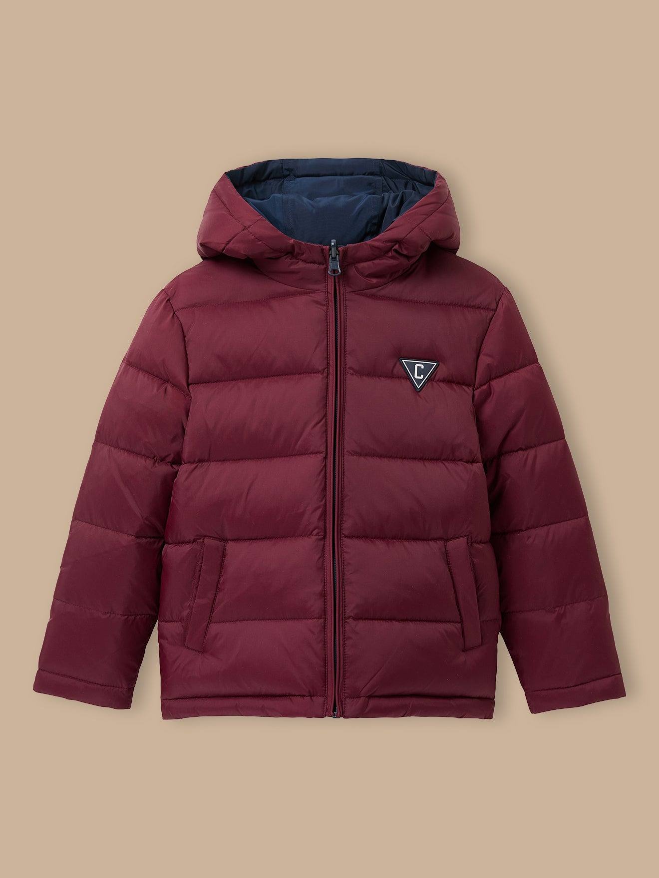 Doudoune Garçon Réversible Cerise