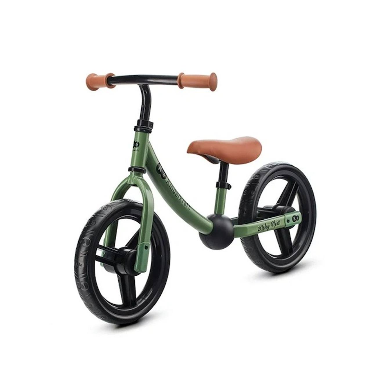 Draisienne 2way Next Avec Selle Et Guidon Réglables, Roues Eva Sans Gonflage, Cadre Léger 3 Kg Et En 71-1 Vert