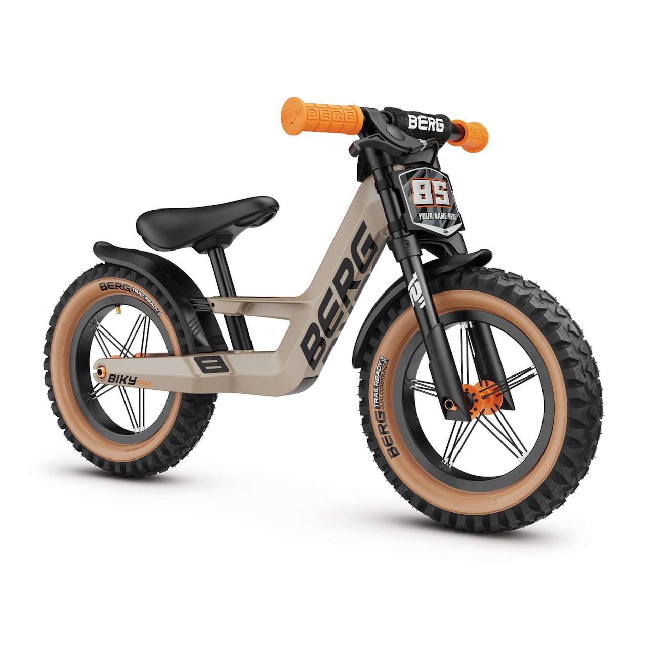 Draisienne Enfant Tout Terrain - 12 Pouces Beige