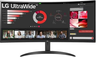 Ecran PC LG 34WR50QC-B Incurvé 34'' VA