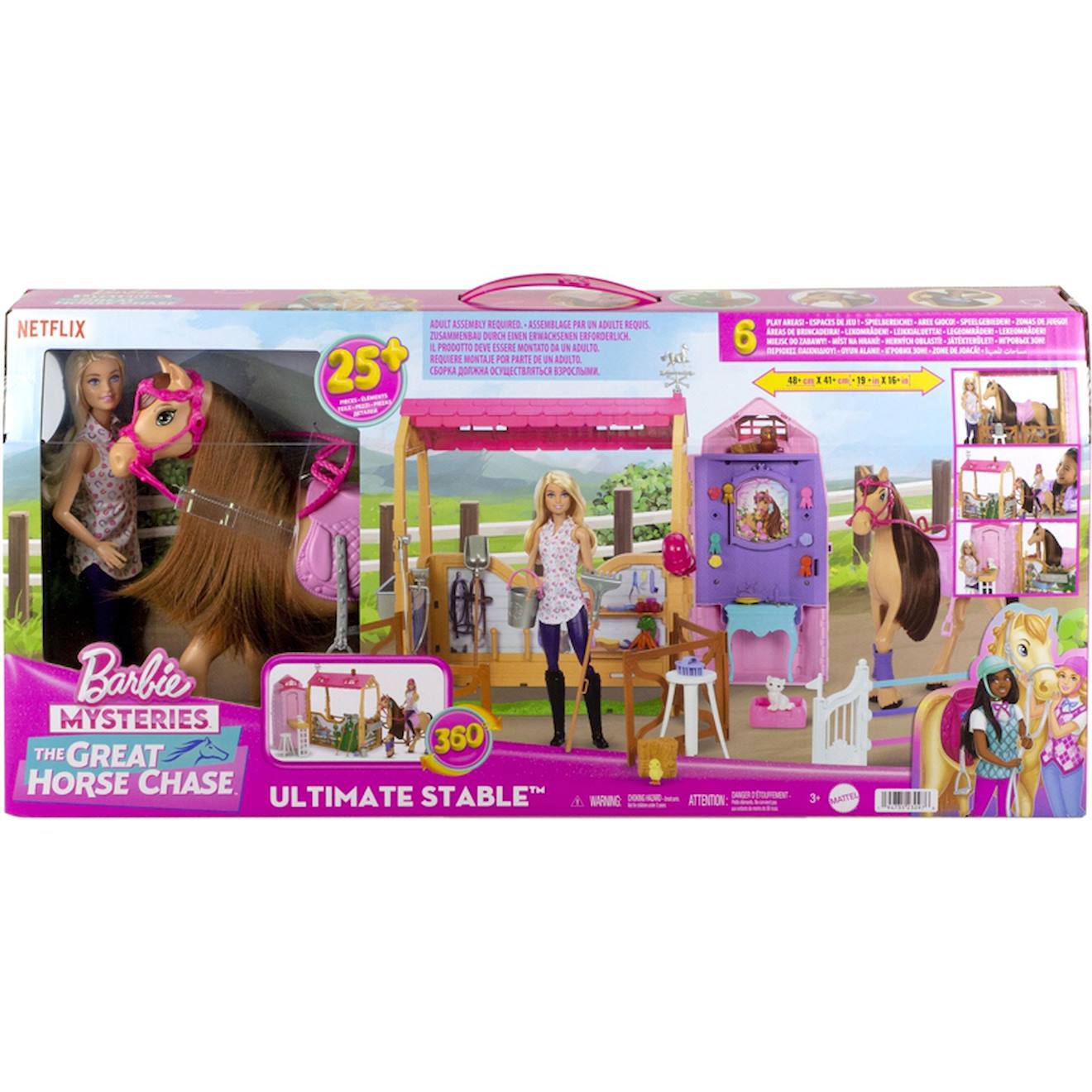 Ecurie De Rêve Barbie Multicolore