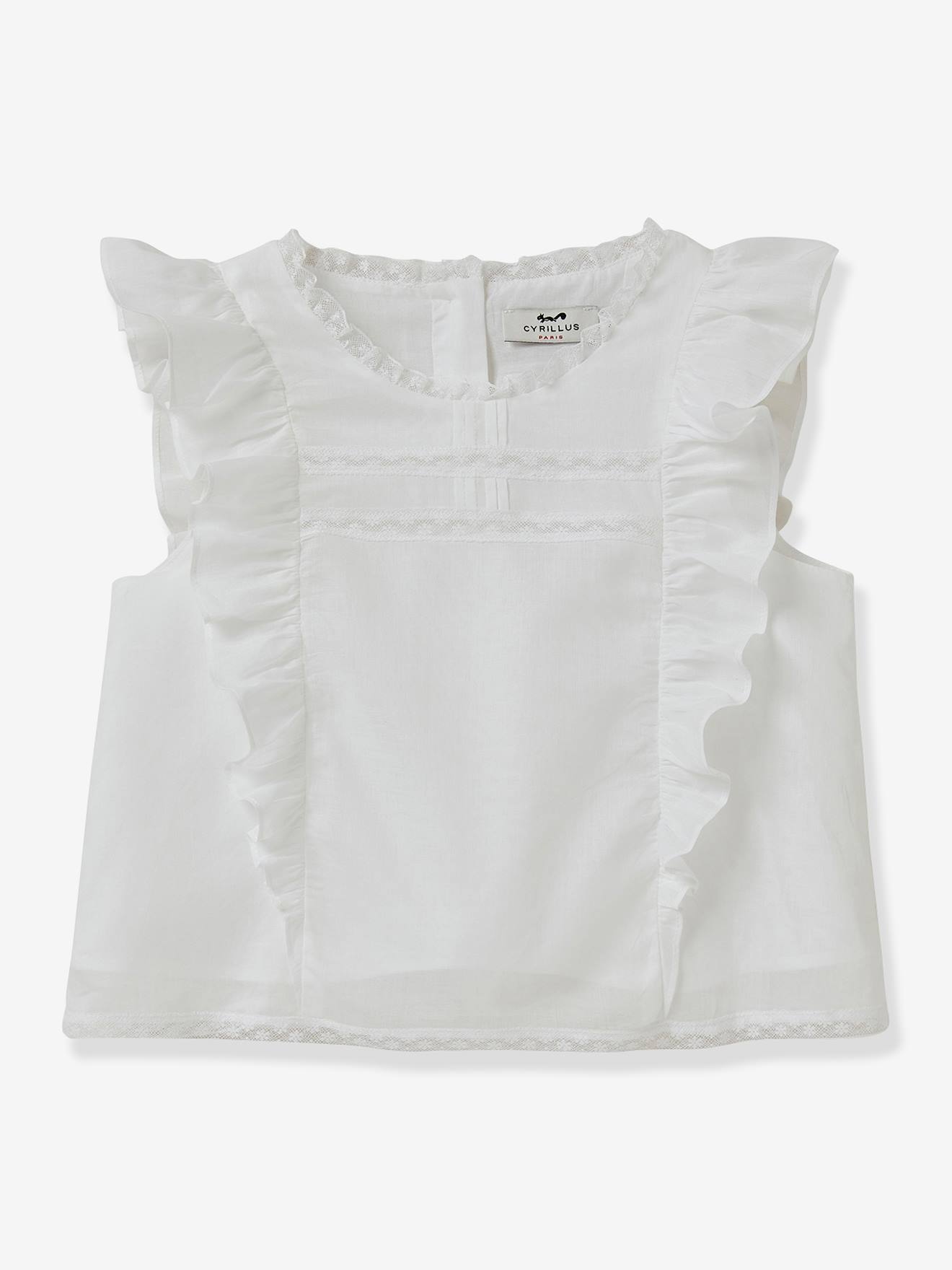 Ensemble Colette fille - Collection fêtes et mariages blanc