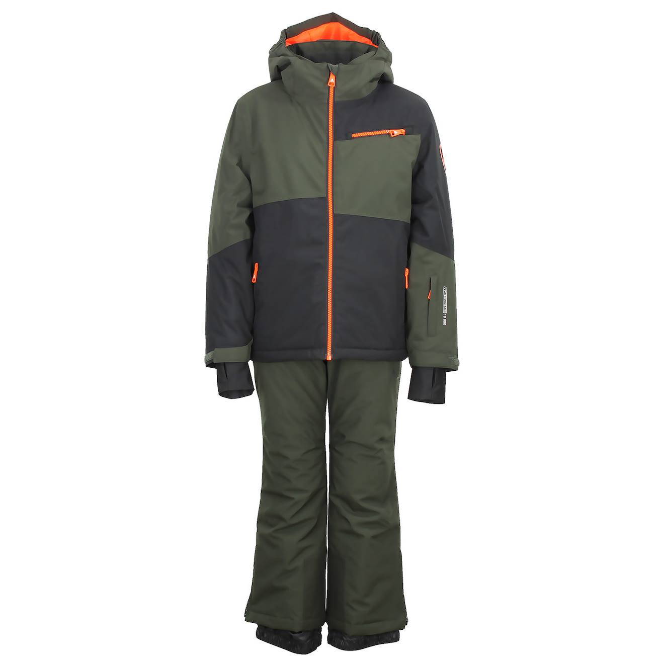 Ensemble De Ski Ecardio Kaki/noir