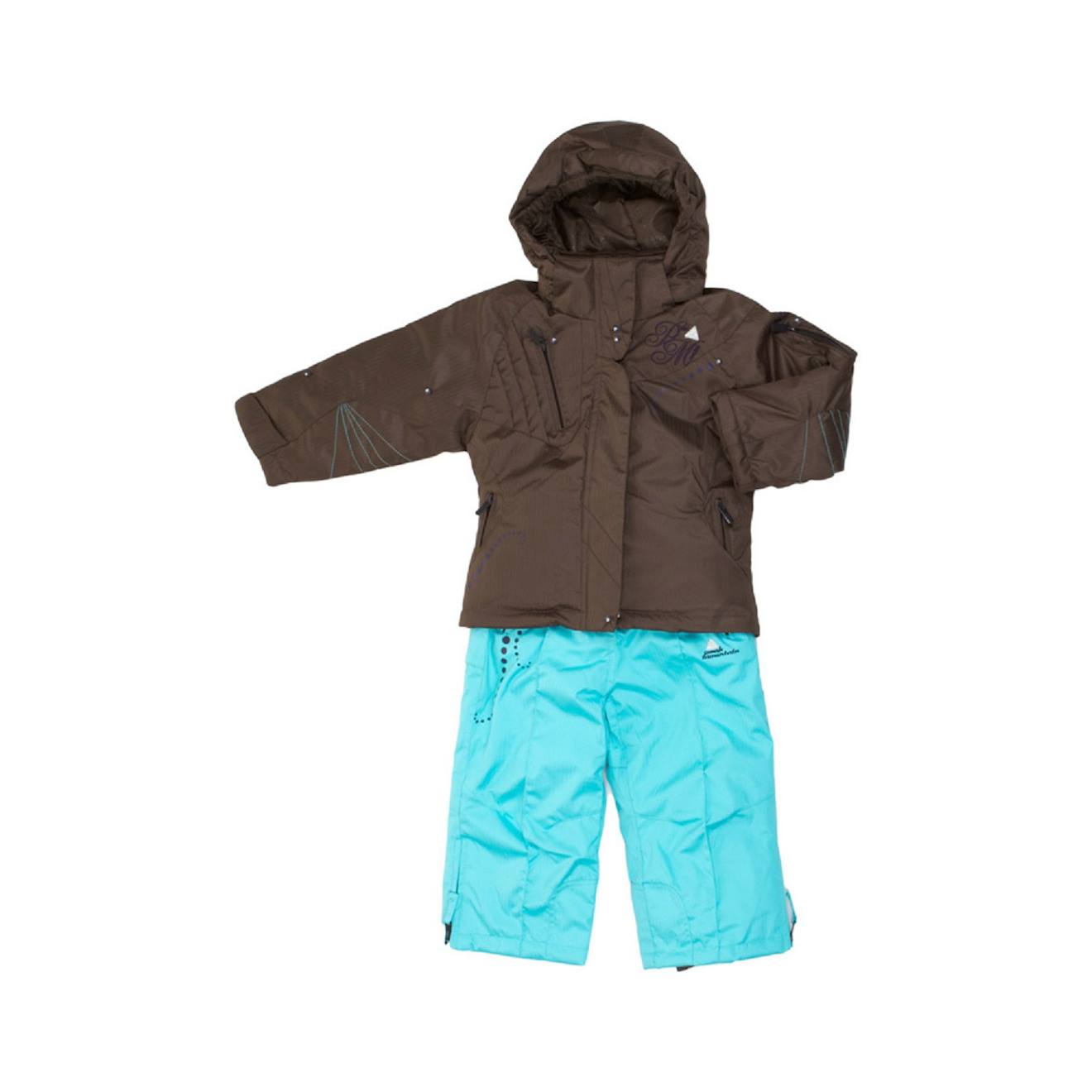 Ensemble De Ski Fille Fazly Marron