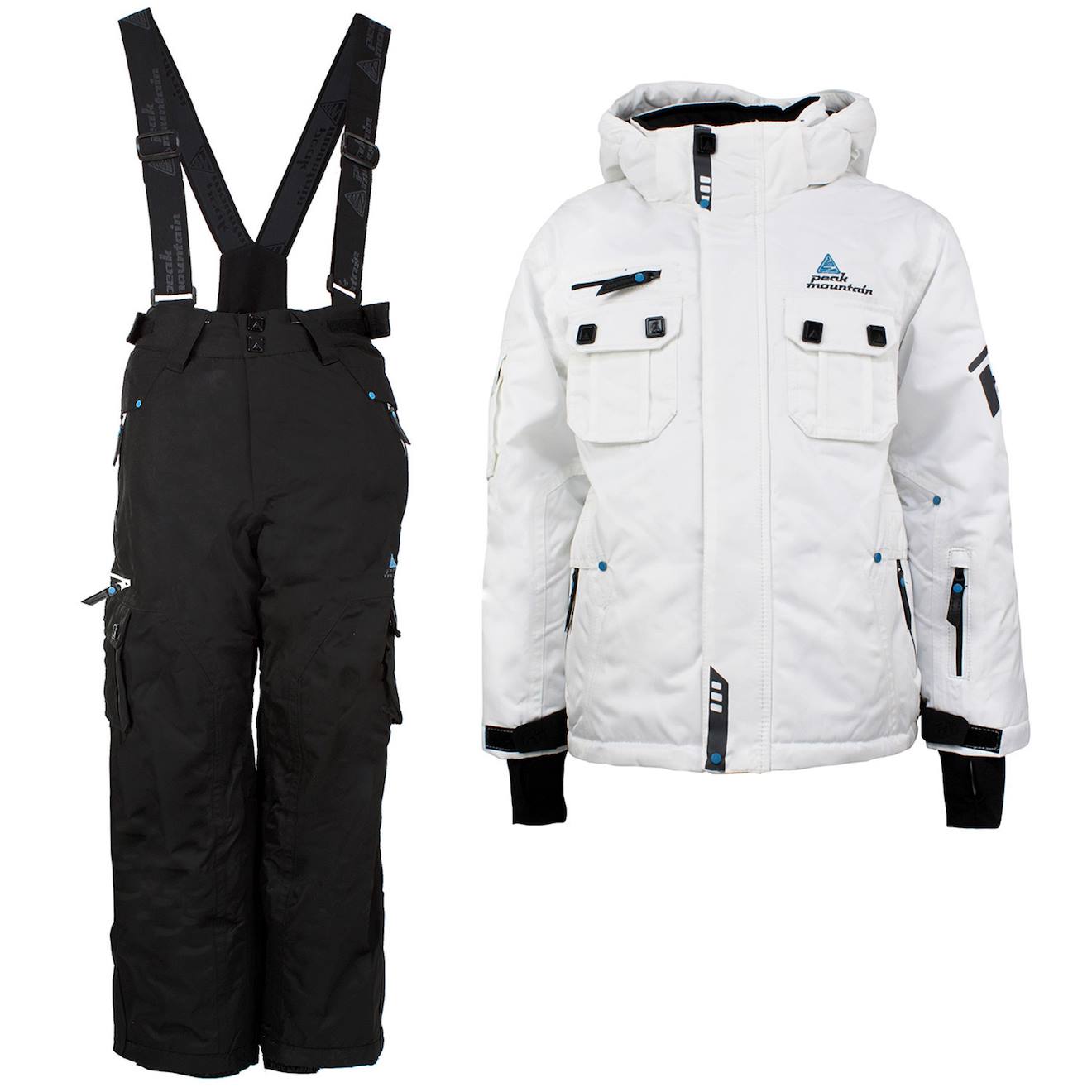 Ensemble De Ski Garçon Ecardidente Blanc