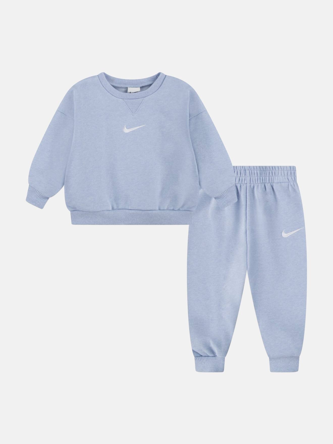 Ensemble Deux Pièces Pour Bébé Sweat À Col Rond Et Pantalon Confortable Bleu Ciel