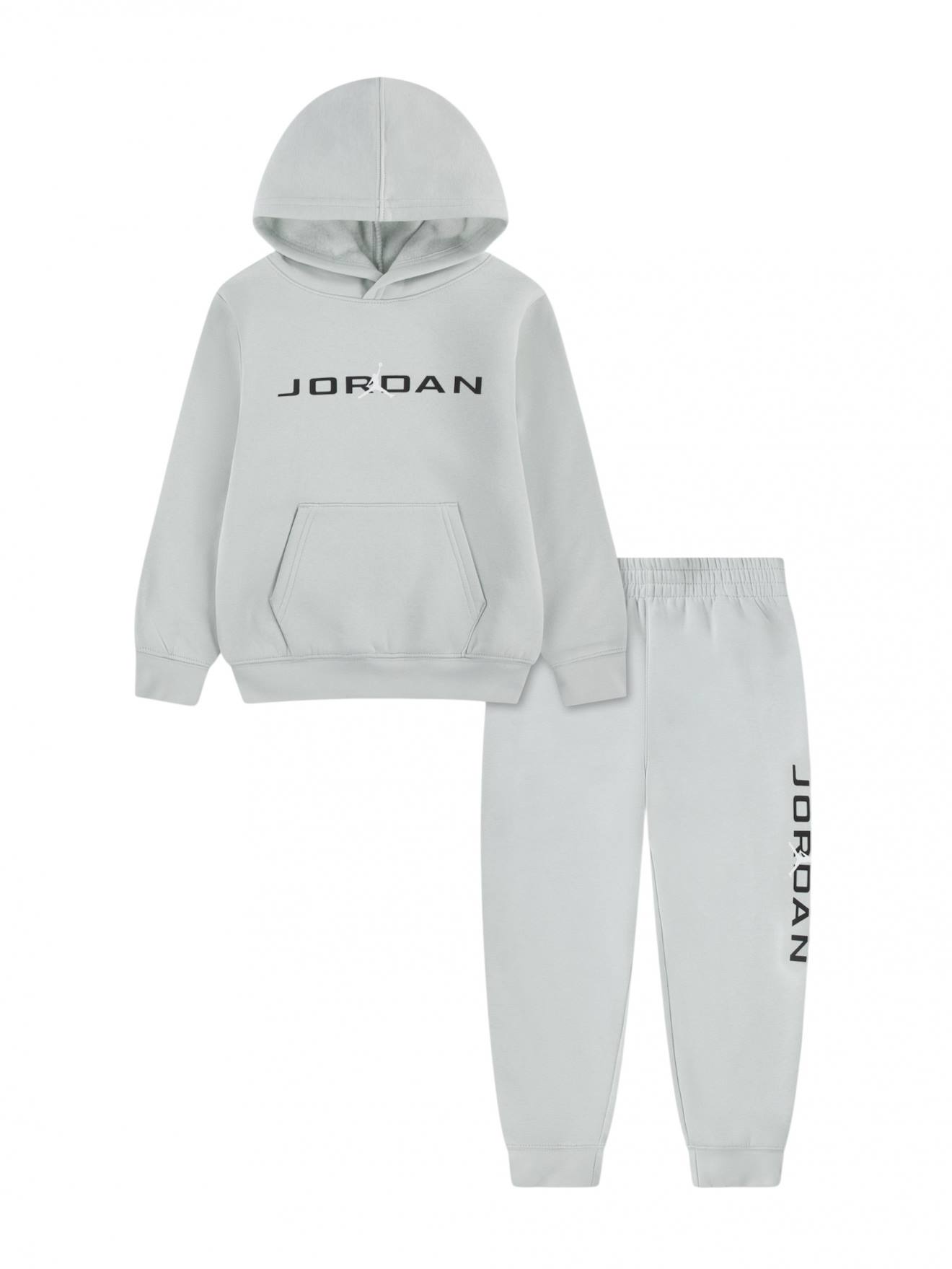 Ensemble Deux Pièces Pour Enfant Sweat À Capuche Et Pantalon Confortable Vert D'eau