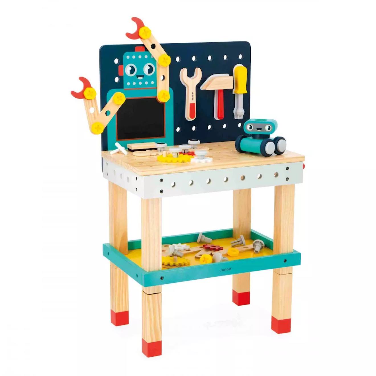 Etabli En Bois Fsc Robot Multicolore