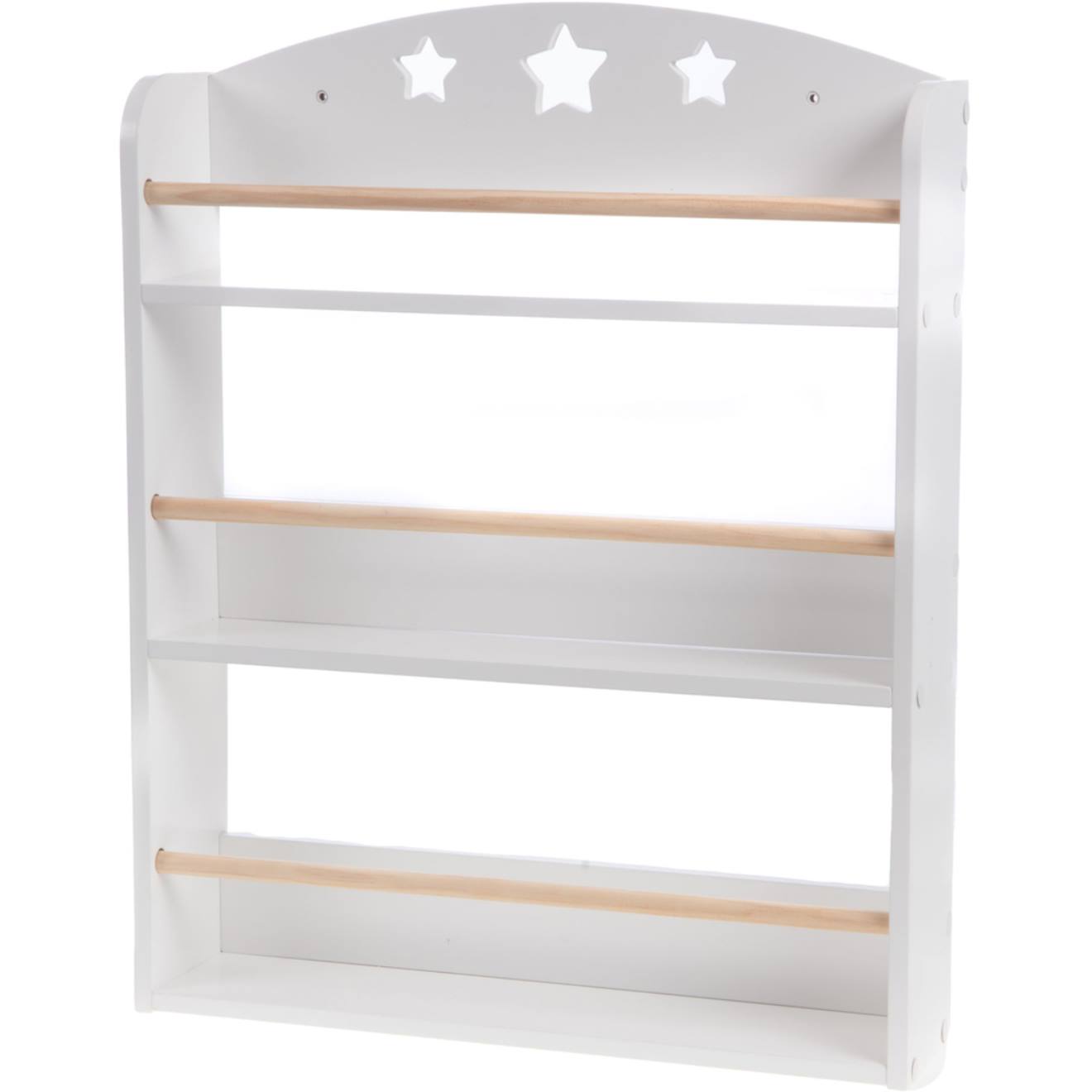Etagère Murale Pour Livre Enfant Étoile Blanc