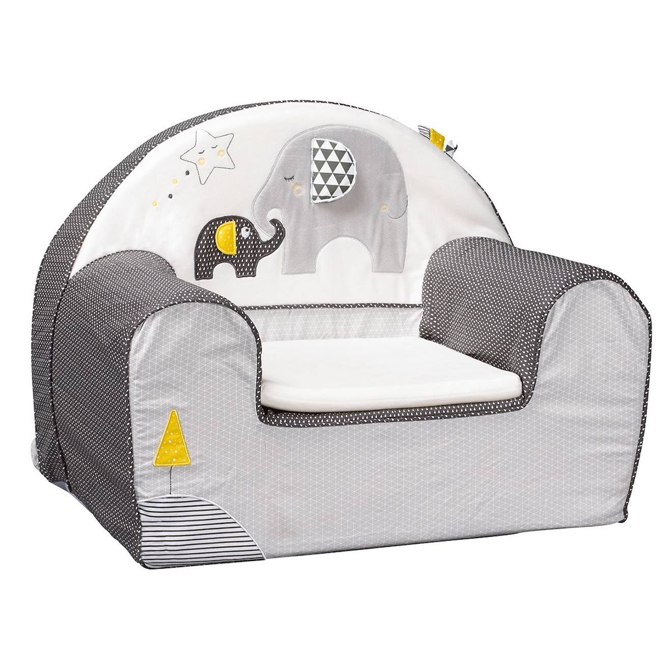 Fauteuil Enfant En Coton - Babyfan Gris