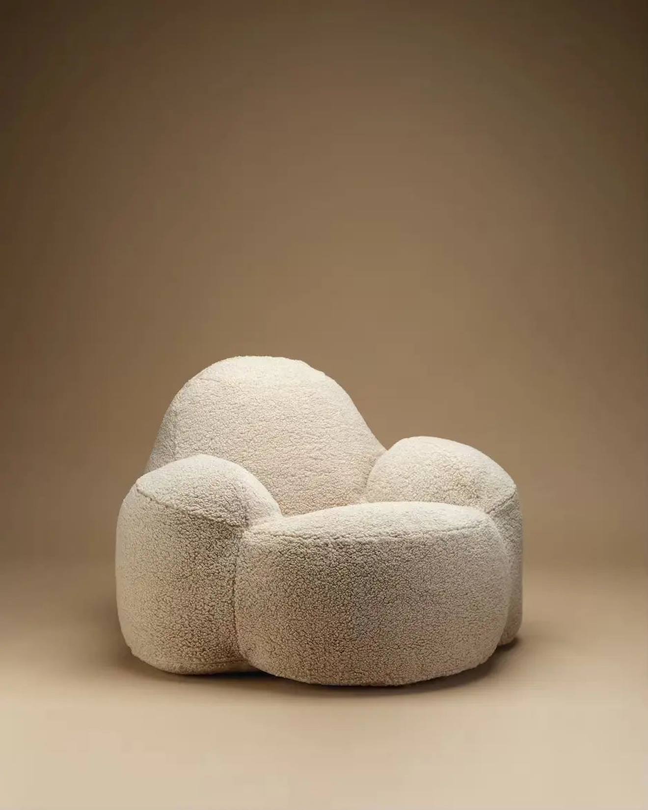 Fauteuil Momo Pouf Ado En Teddy Biscuit
