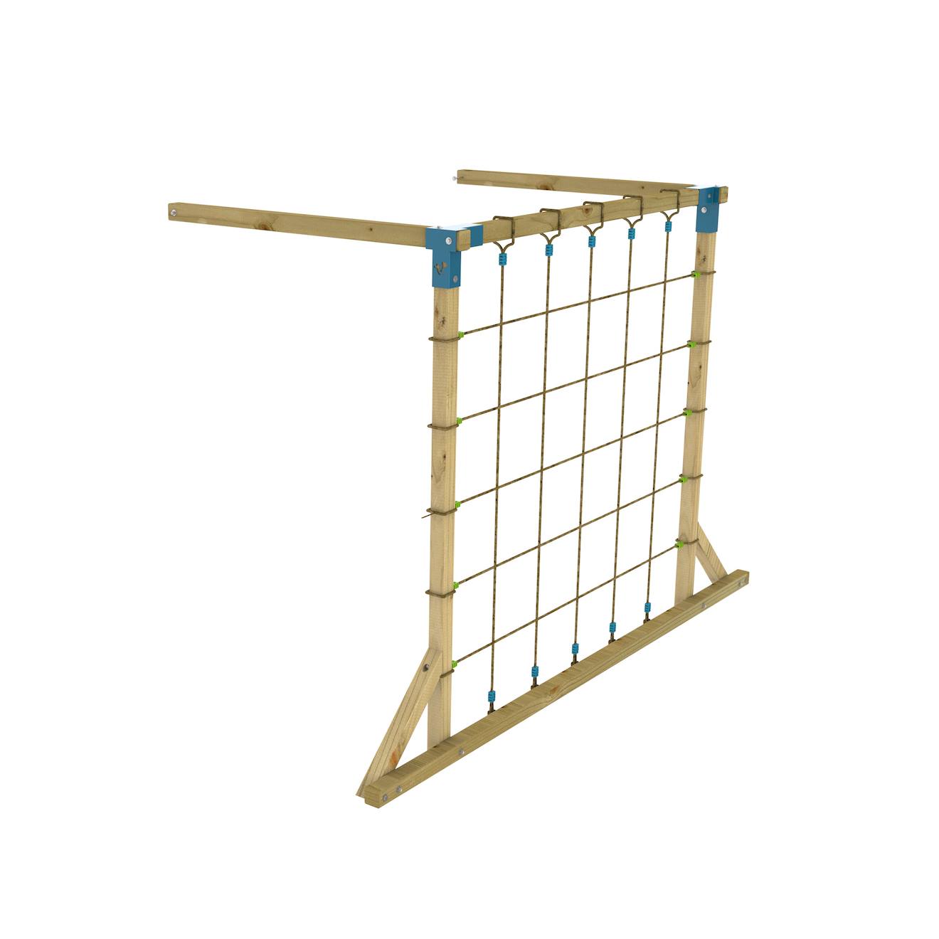 Filet À Grimper Pour Aire De Jeux Skywood Bois Fsc® Marron - Bleu