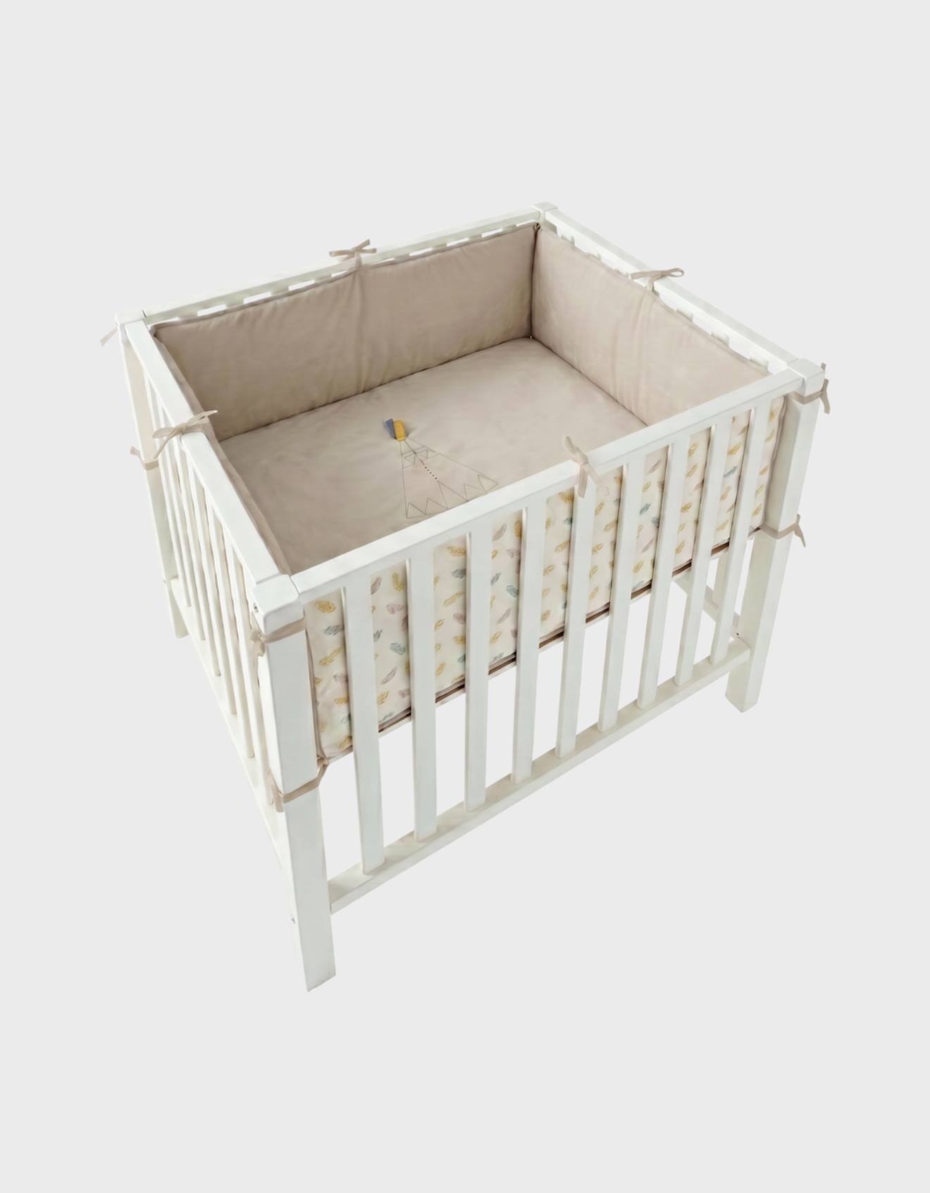 Fond De Parc Matelas Réversible 75x95cm - Plumes De Lune Beige