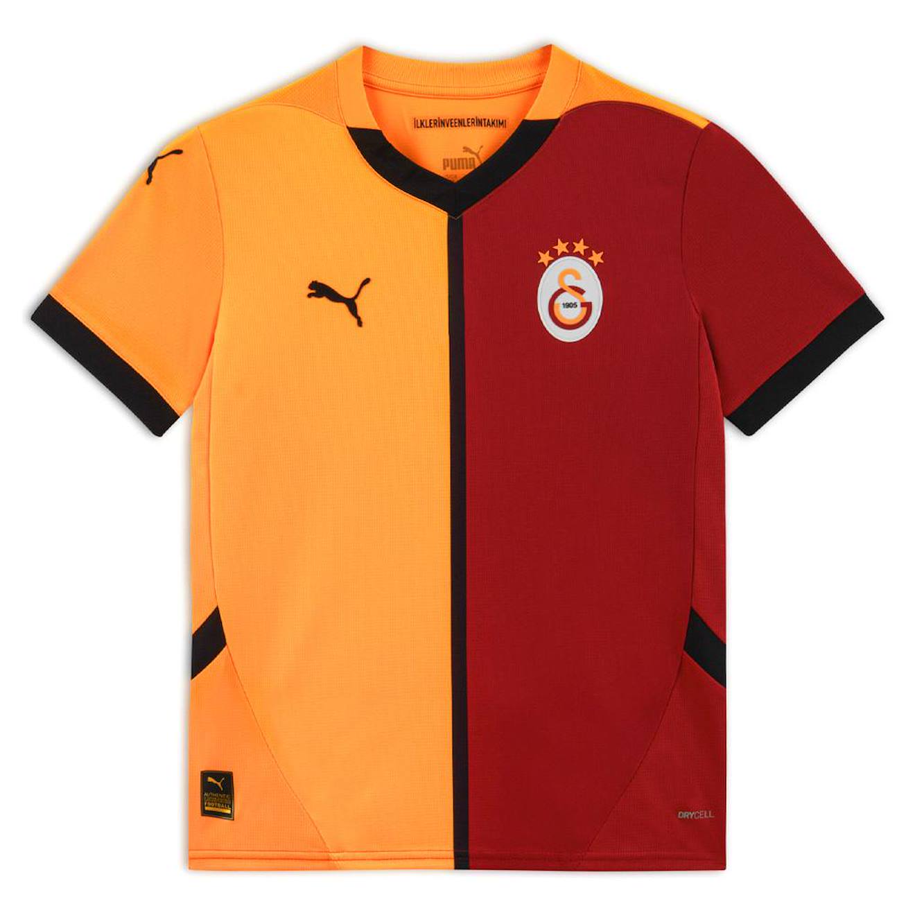 Galatasaray Maillot Réplica Junior Domicile 2024/2025 Orange