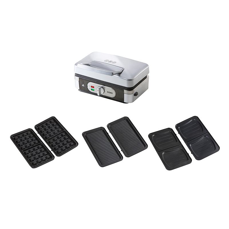 Gaufrier Domo + Croque Monsieur + Grill - Do9264c
