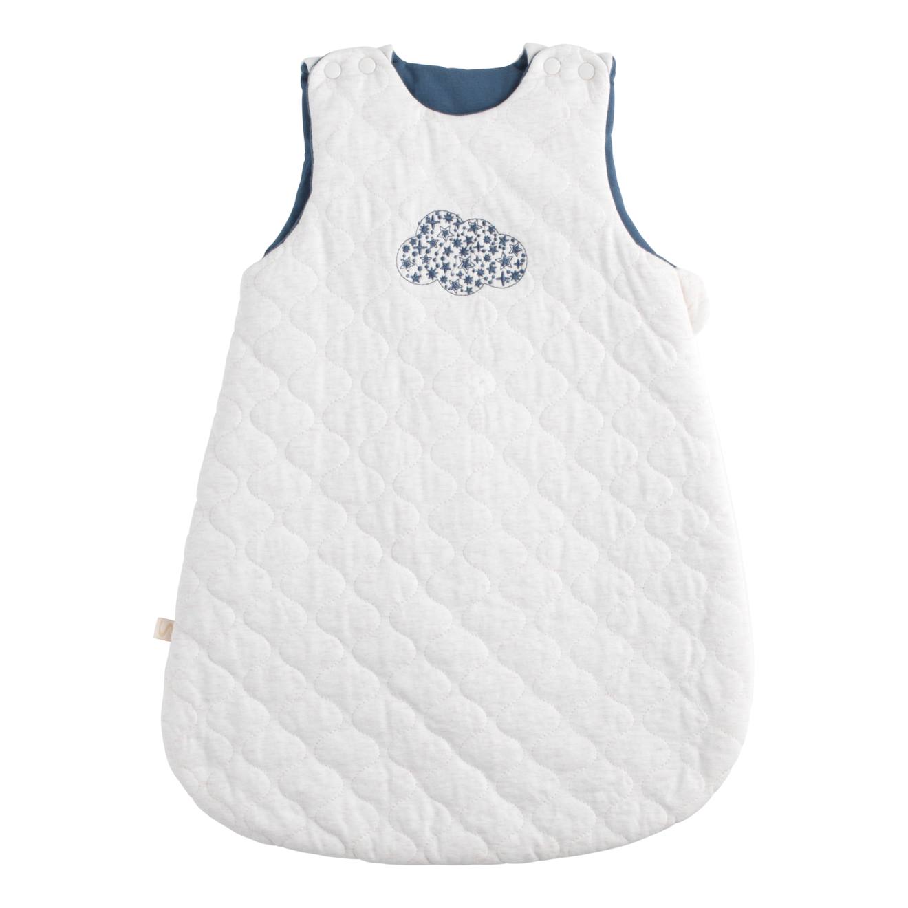 Gigoteuse Bébé Naissance En Coton Brodée - Petit Nuage Beige