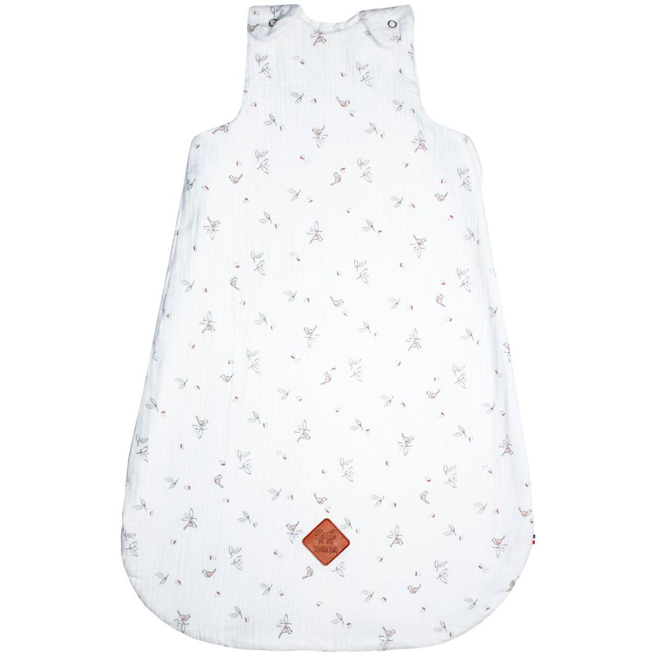 Gigoteuse D'été Tog 0,5 En Gaze De Coton Melody Blanc