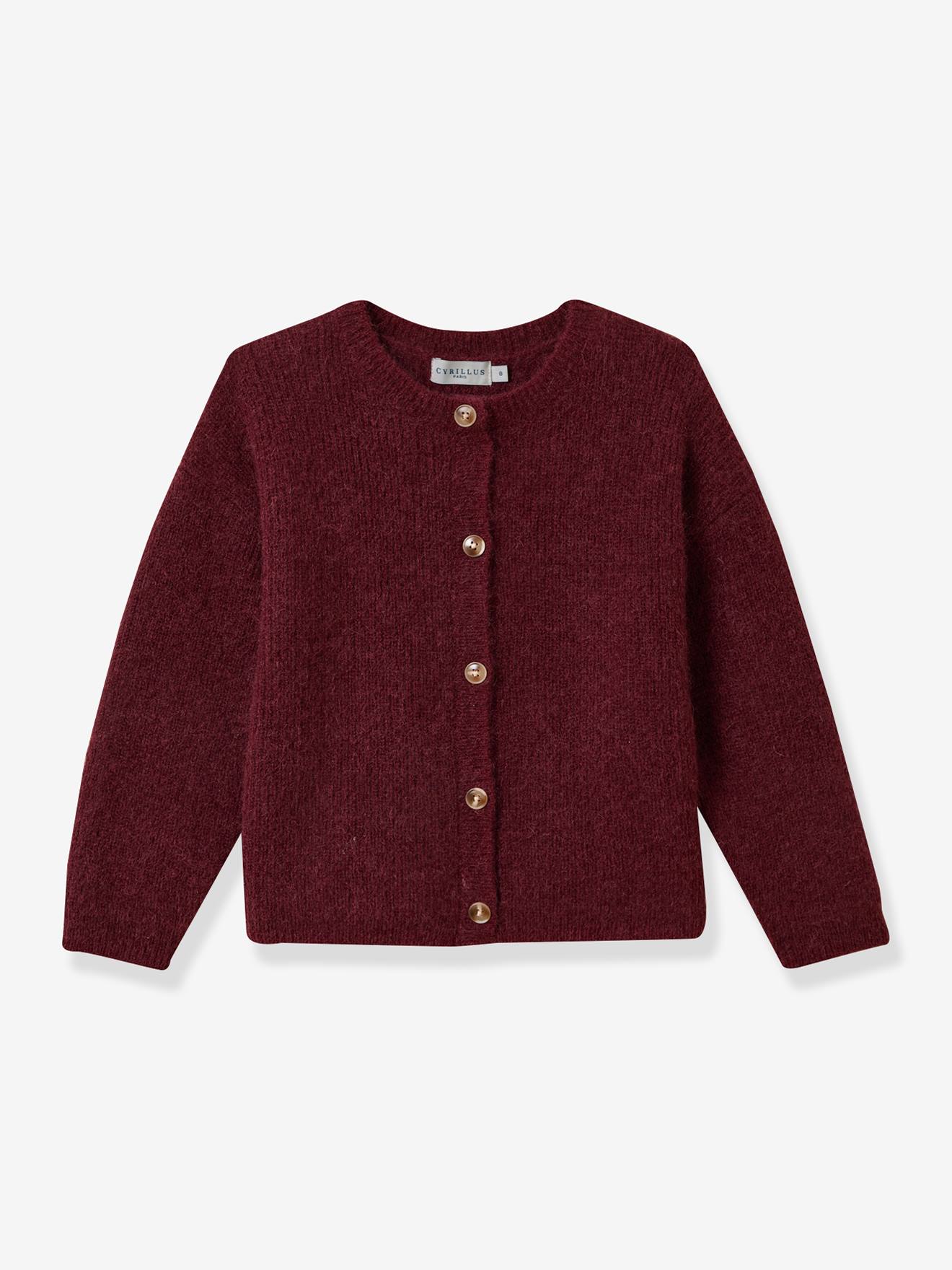 Gilet Cardigan Cardi Hairy Rouge