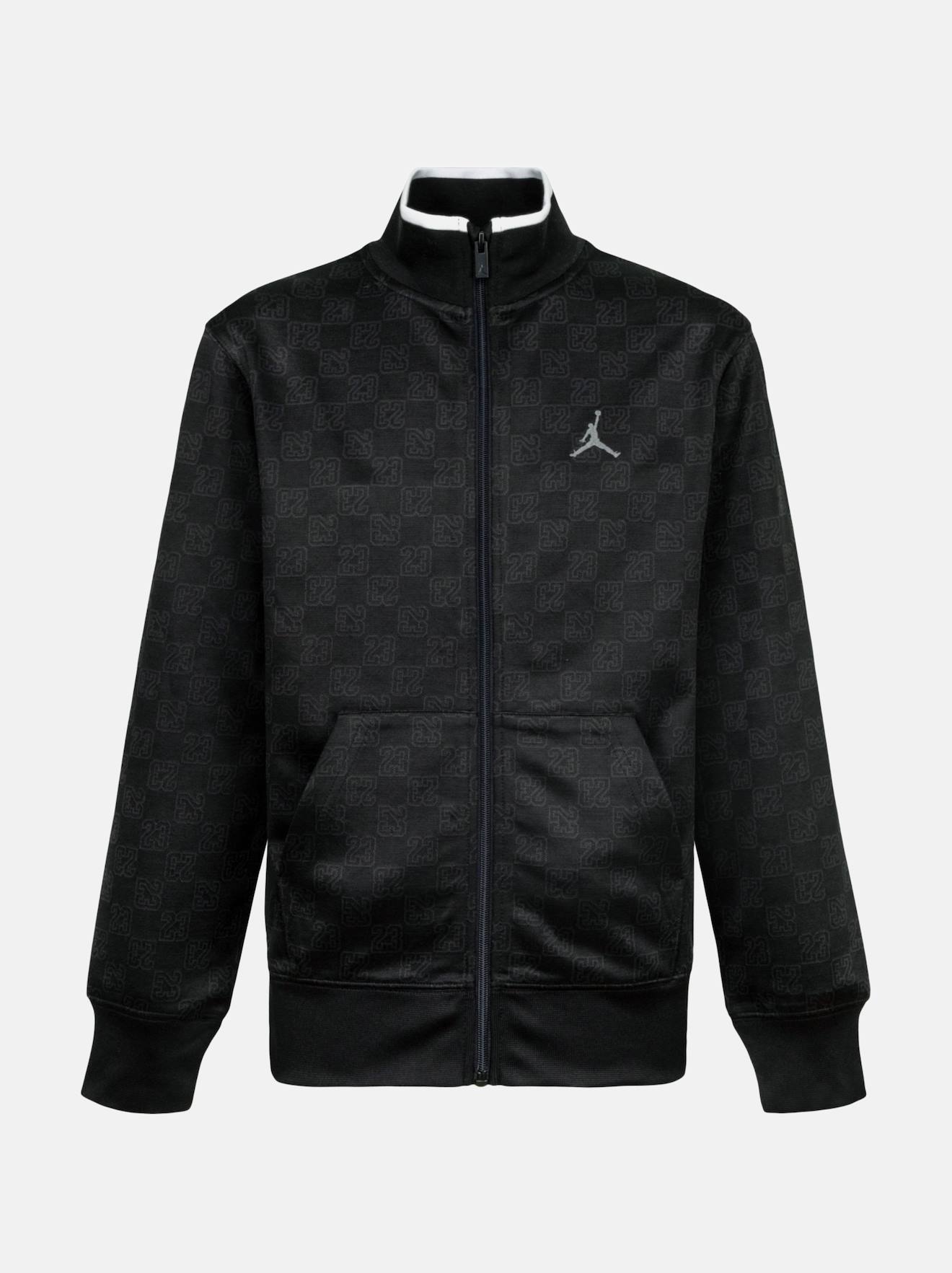Gilet Garçon Col Montant Noir