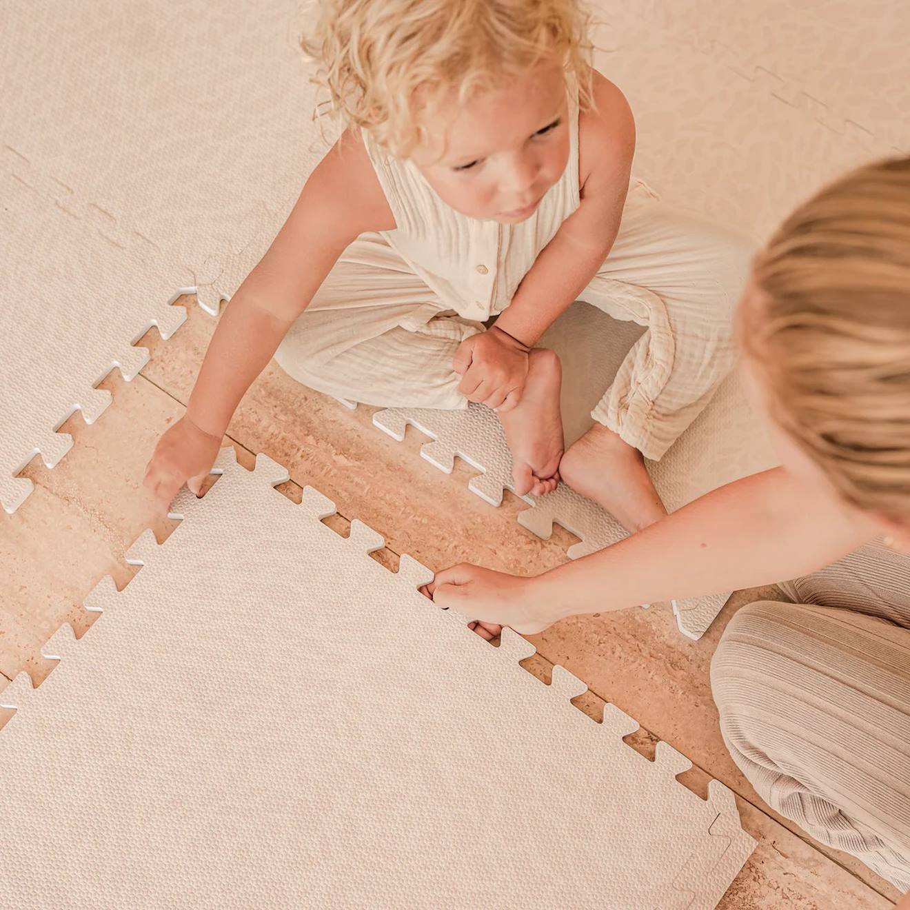 Haven Tapis D'éveil Et De Jeu Bébé Et Enfant Beige