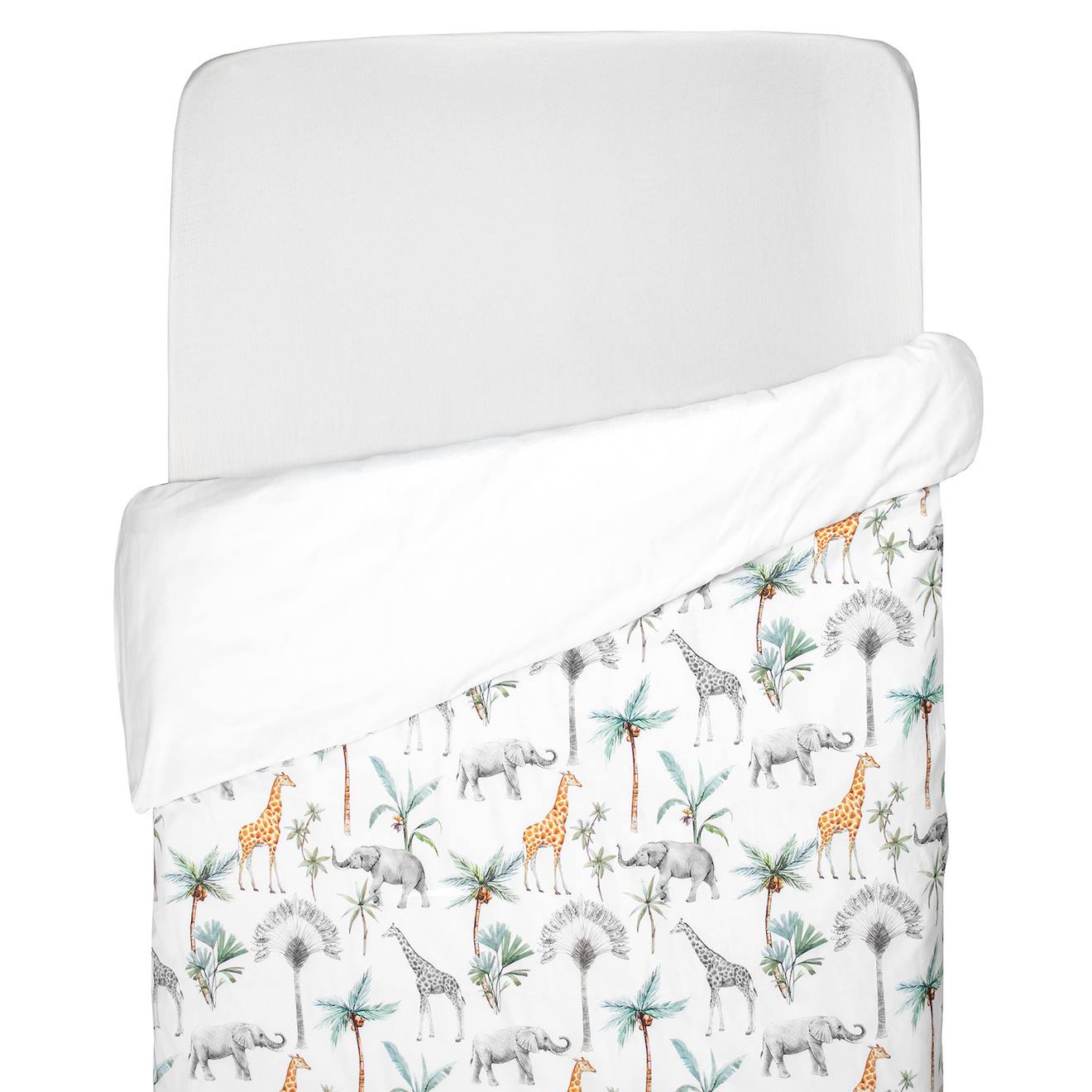 Housse De Couette Réversible Pour Enfant Safari Multicolore