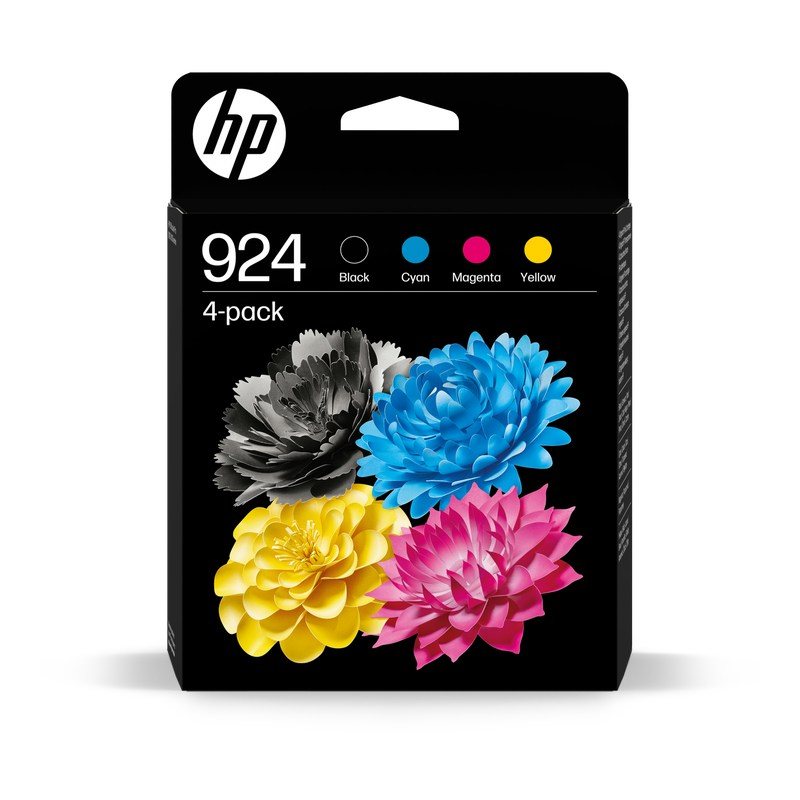 Hp 924 Pack De 4 Cartouches D’encre Authentiques Cmjn