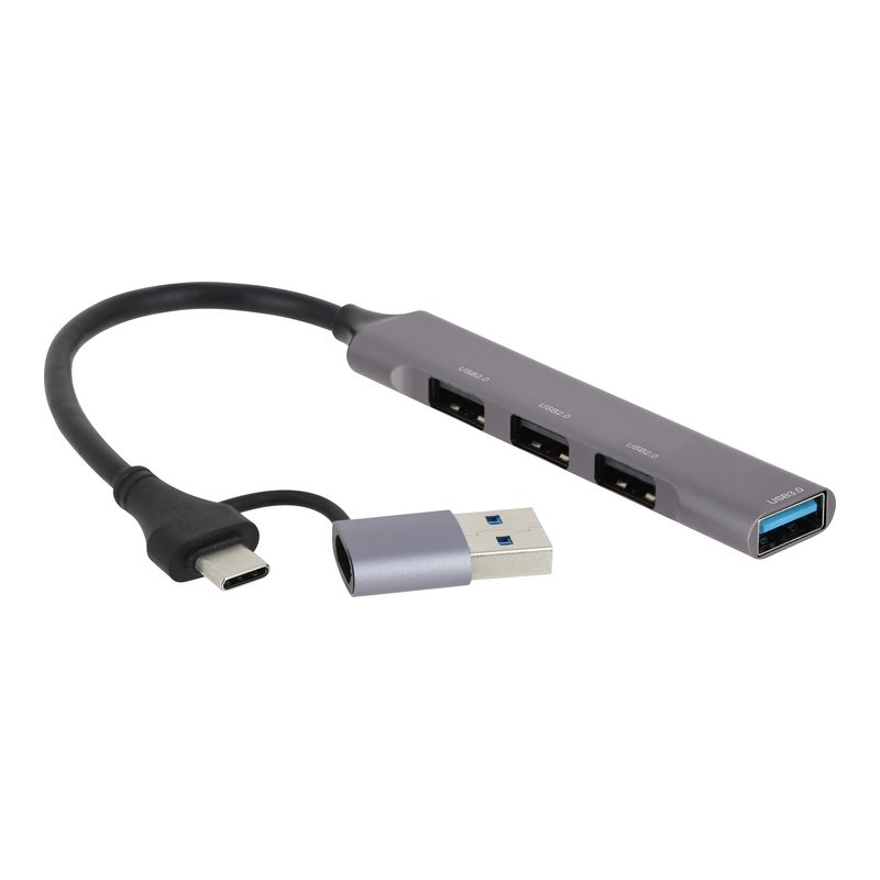 Hub Usb-c Edenwood - 1 Usb 3.0 + 3 Usb 2.0