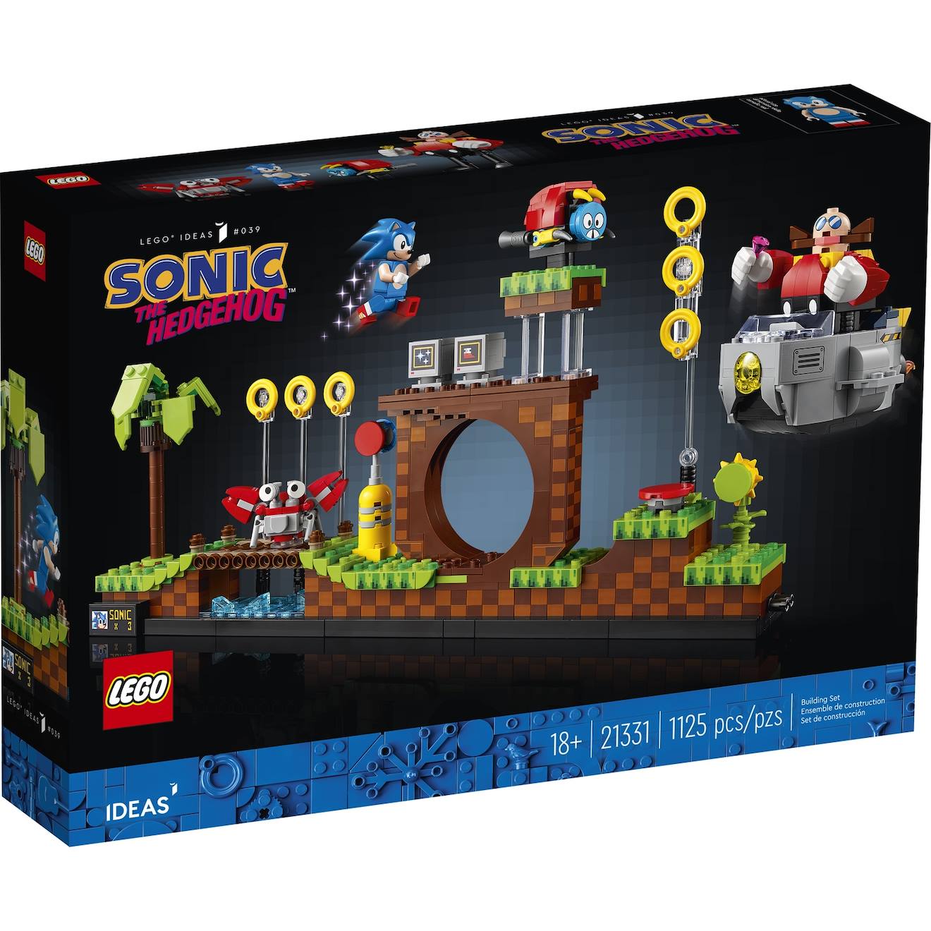 Ideas Sonic The Hedgehog™ – Green Hill Zone 21331 Multicolore