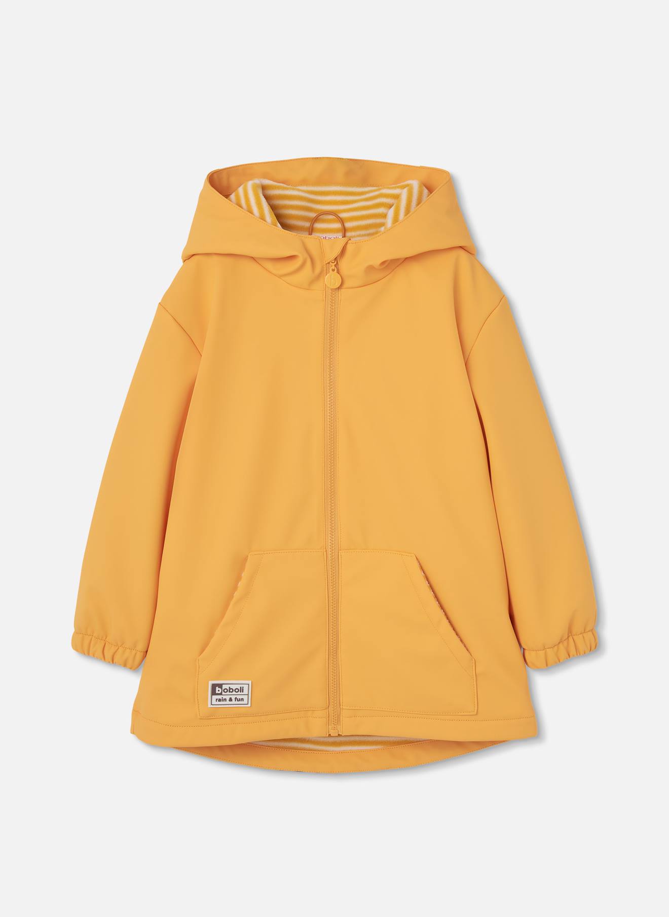 Imperméable À Capuche Orange