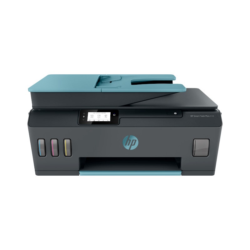 Imprimante Hp Smart Tank Plus 658 Multifonction À Reservoir + 3 Bidons Couleurs Et 2 Bidons Noirs