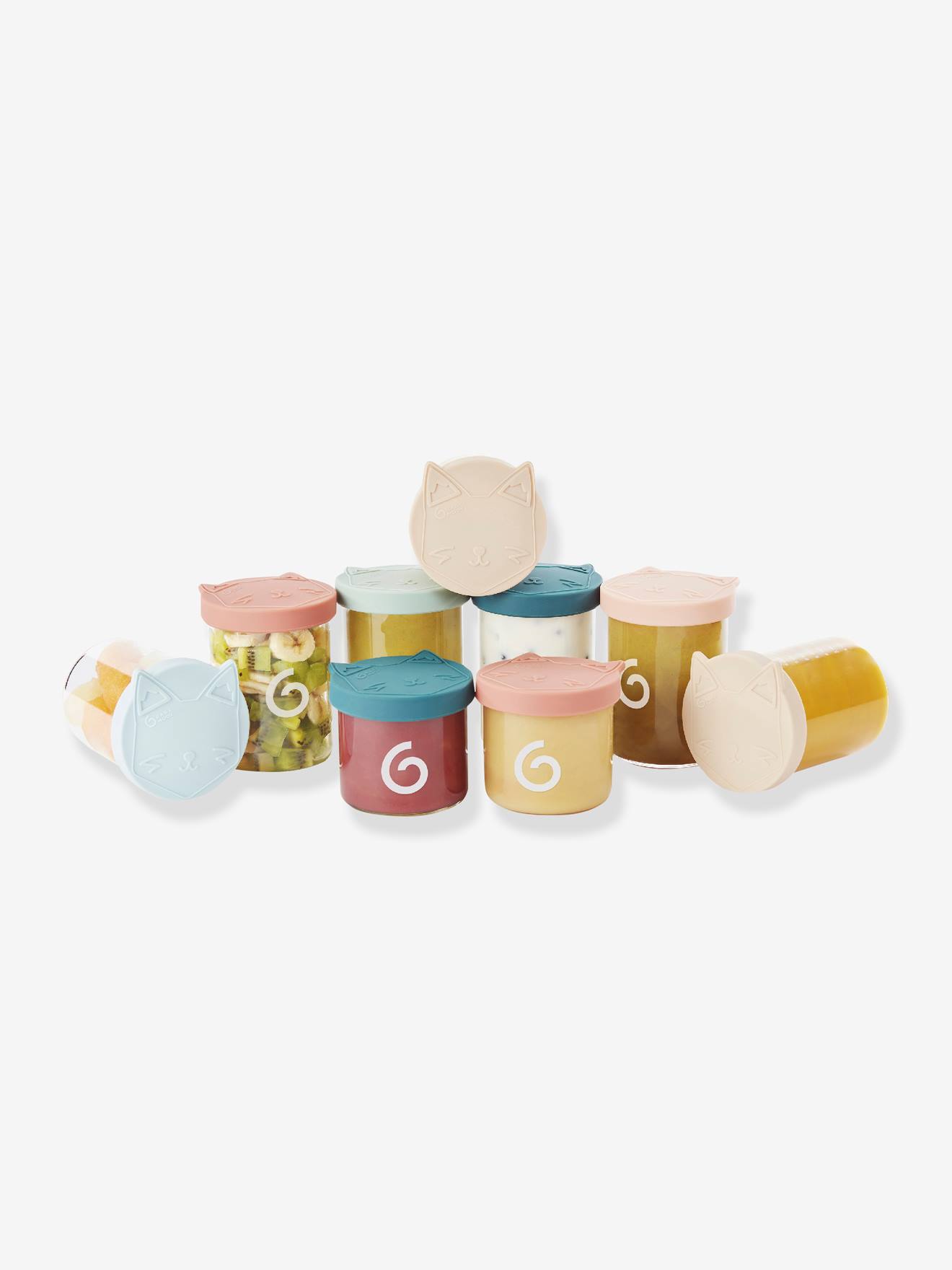 Isy Bowls 6 x 250ml + 3 x 120 ml bleu
