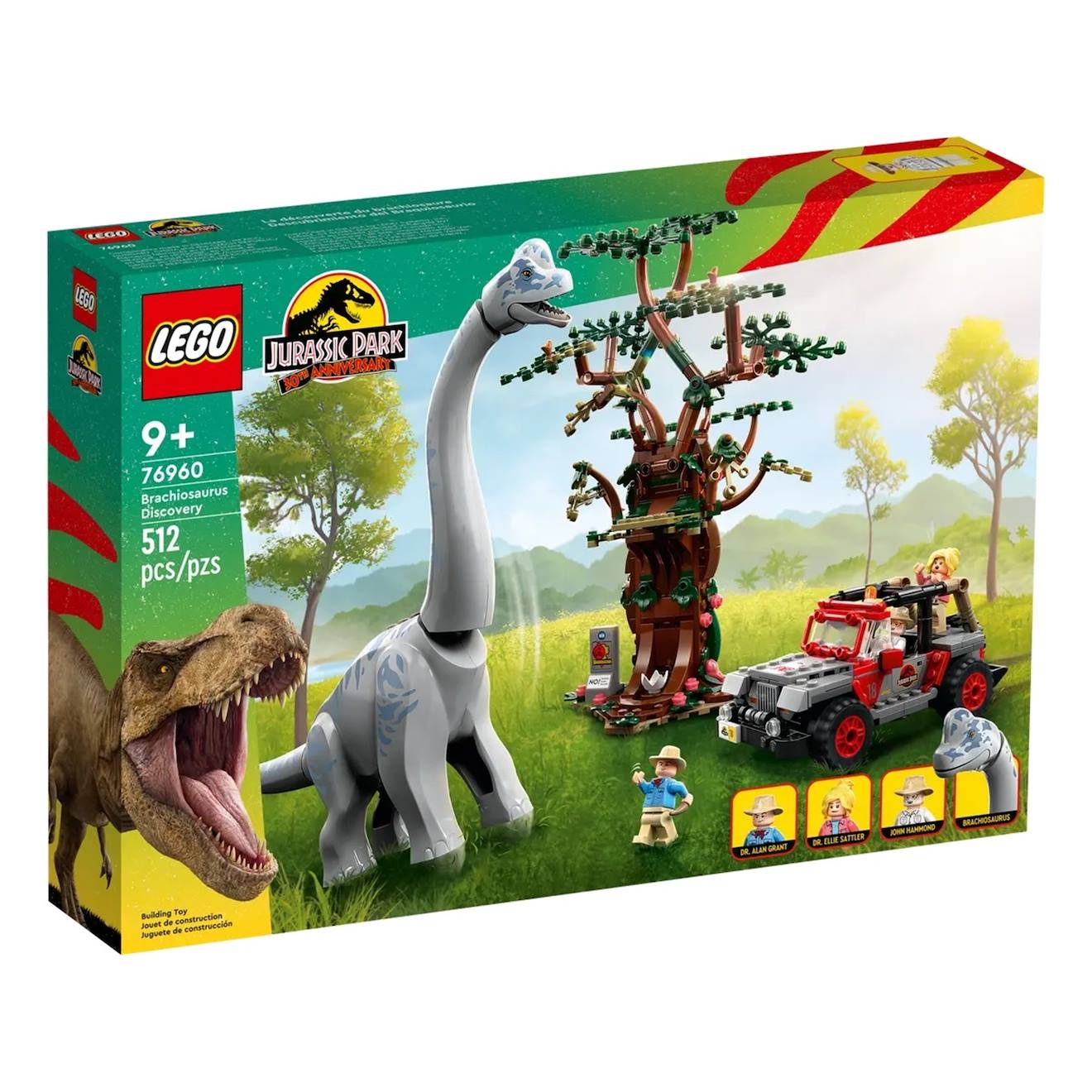 Jurassic Park La Découverte Du Brachiosaure 76960 Multicolore