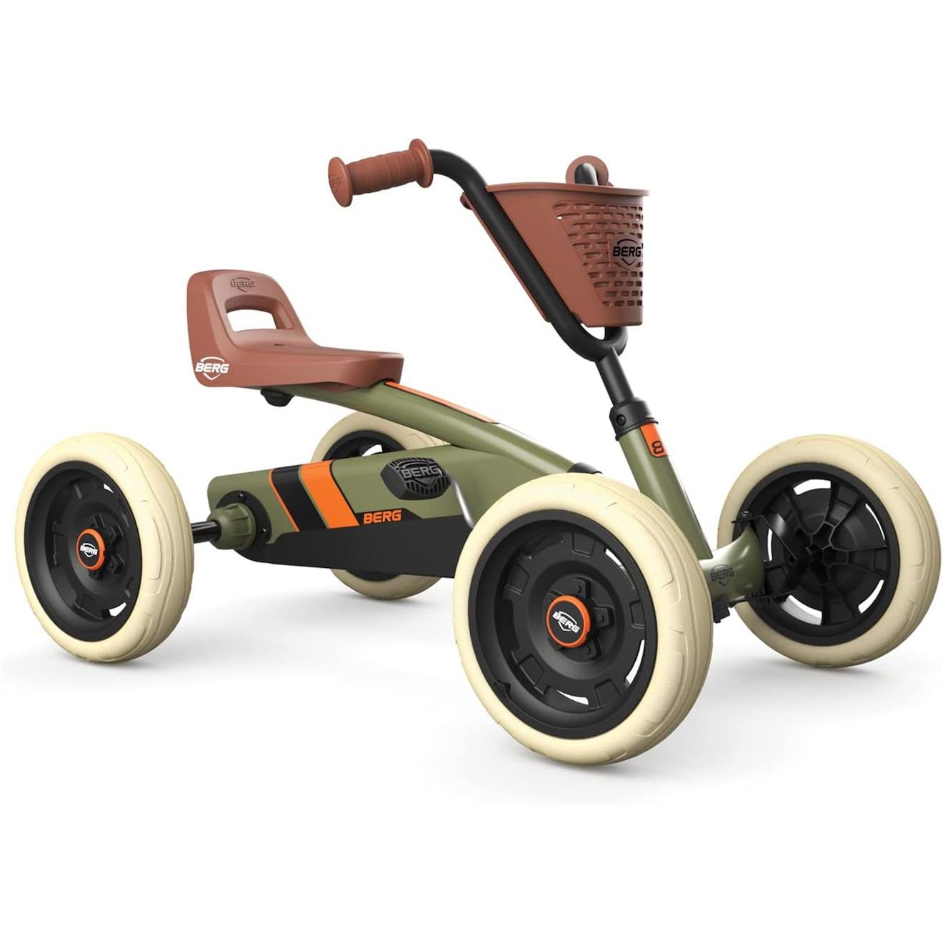 Kart À Pédales Pour Enfants, 2+ Ans, Buzzy Retro Vert Green