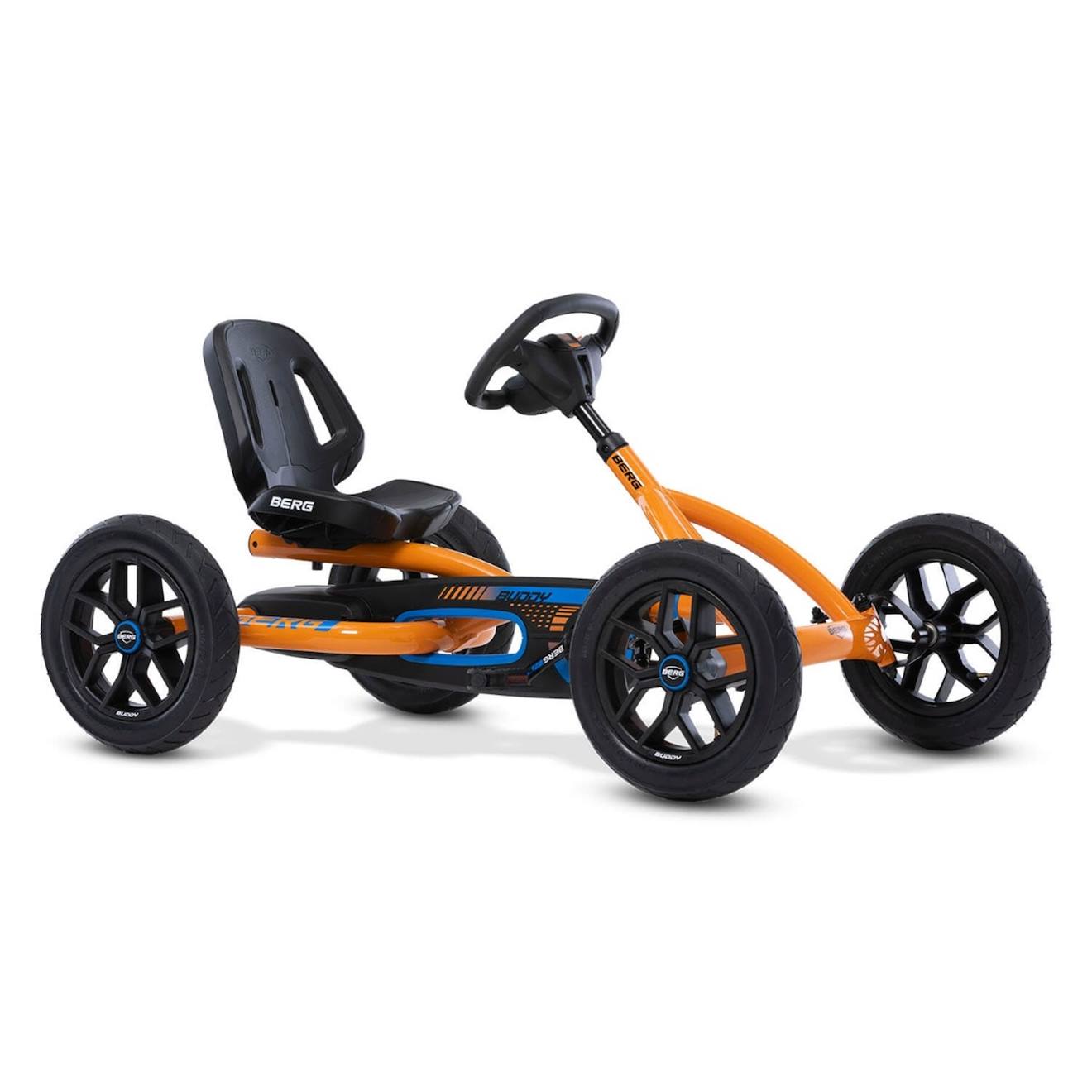 Kart À Pédales Pour Enfants, 3+ Ans, Buddy B-orange Orange