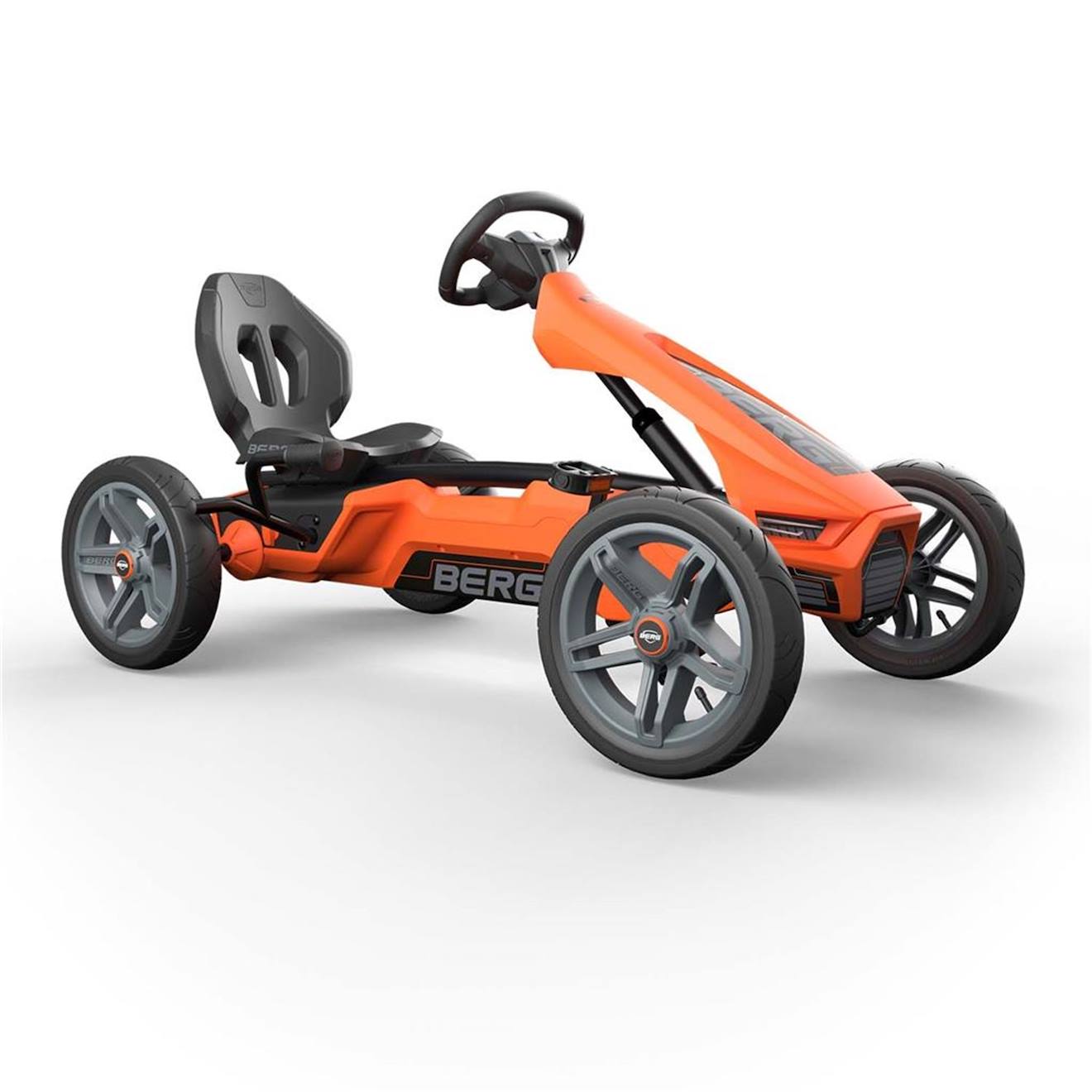 Kart À Pédales Pour Enfants, 5+ Ans, Rally Nrg Orange Orange