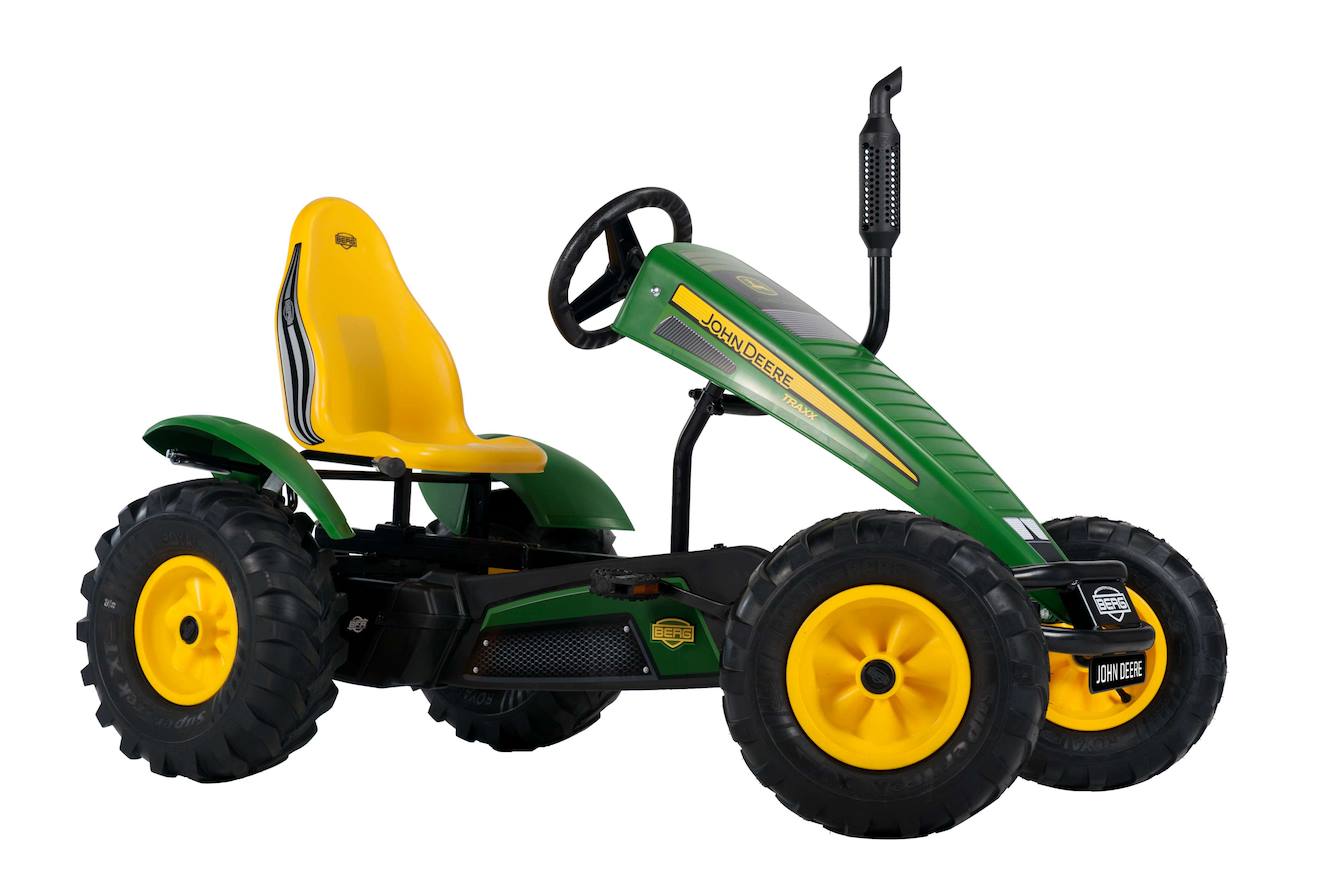 Kart À Pédales Pour Enfants, 5+ Ans, Xl John Deere Bfr Green