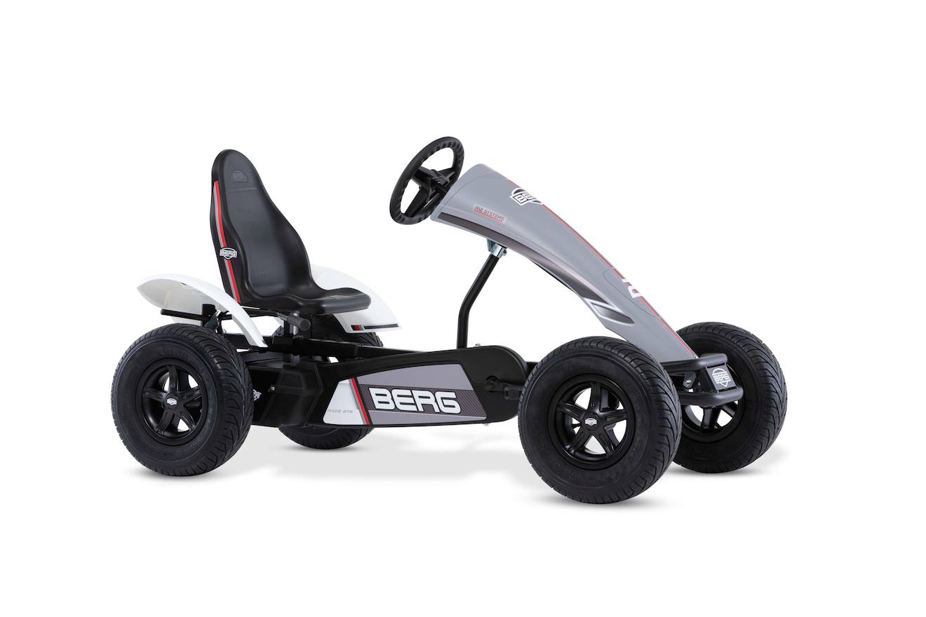 Kart À Pédales Racing Xl - Enfant 5ans+ - Bfr White