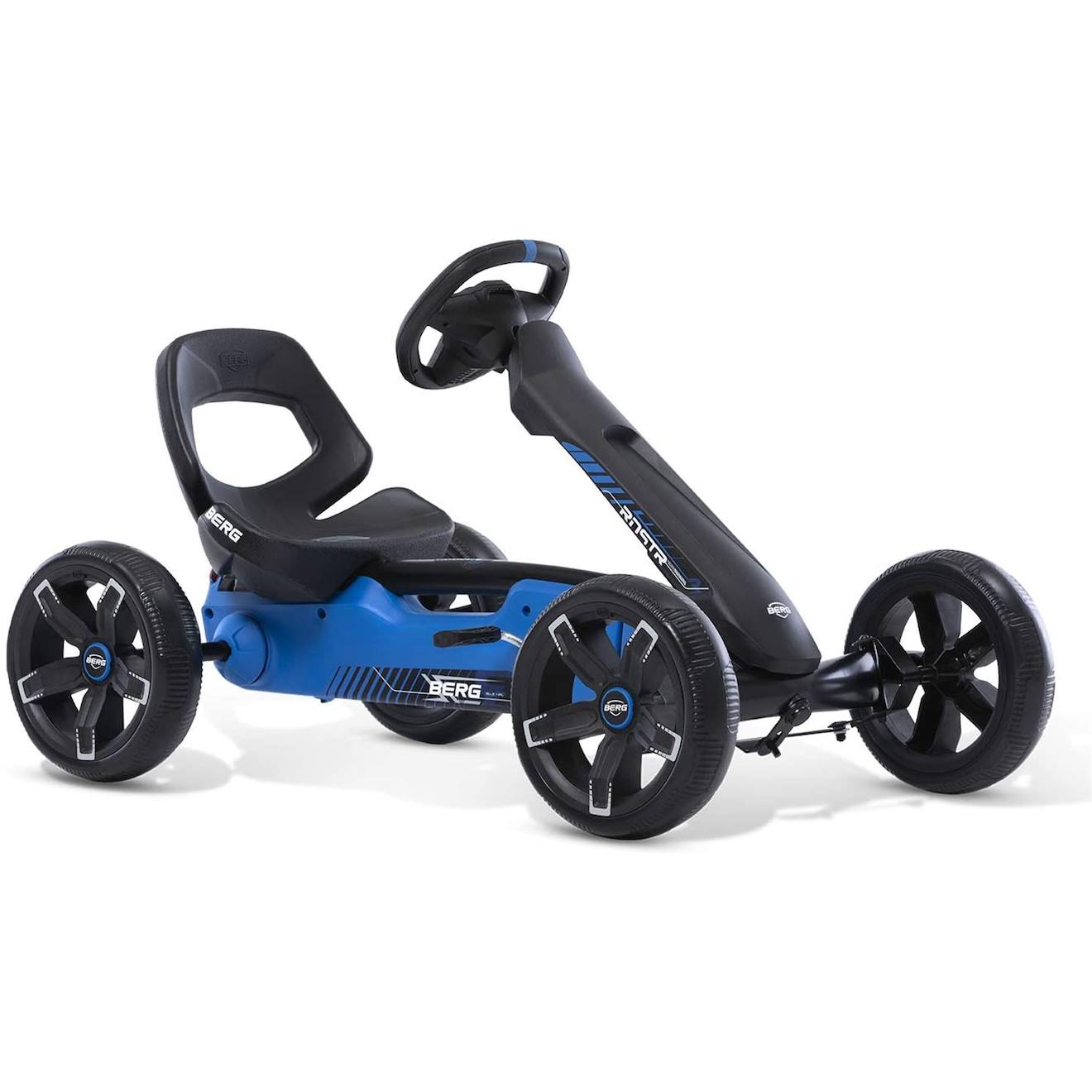 Kart À Pédales Reppy Roadster Noir Et Bleu