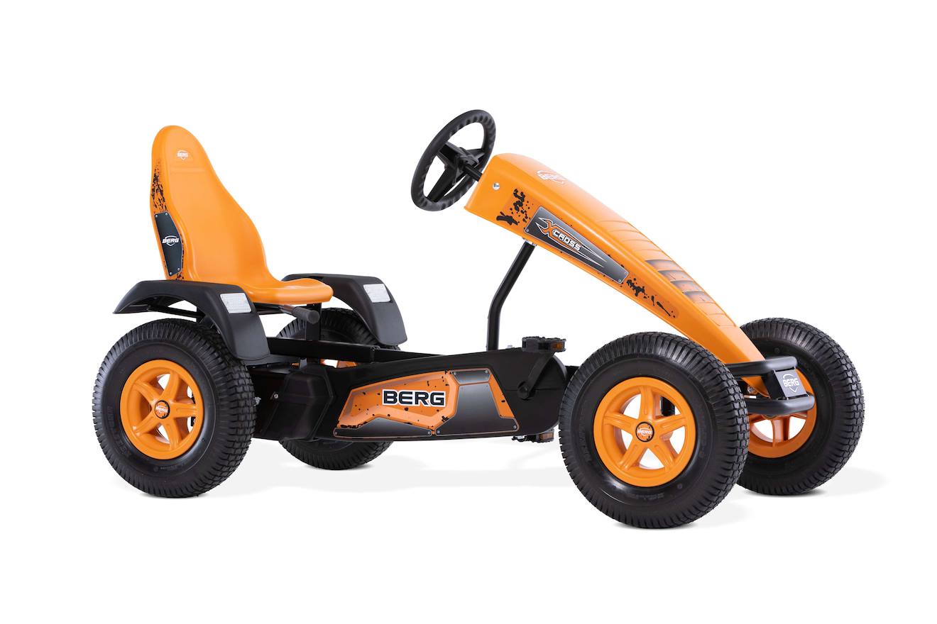 Kart À Pédales Xl Cross - Enfant 5ans+ Orange